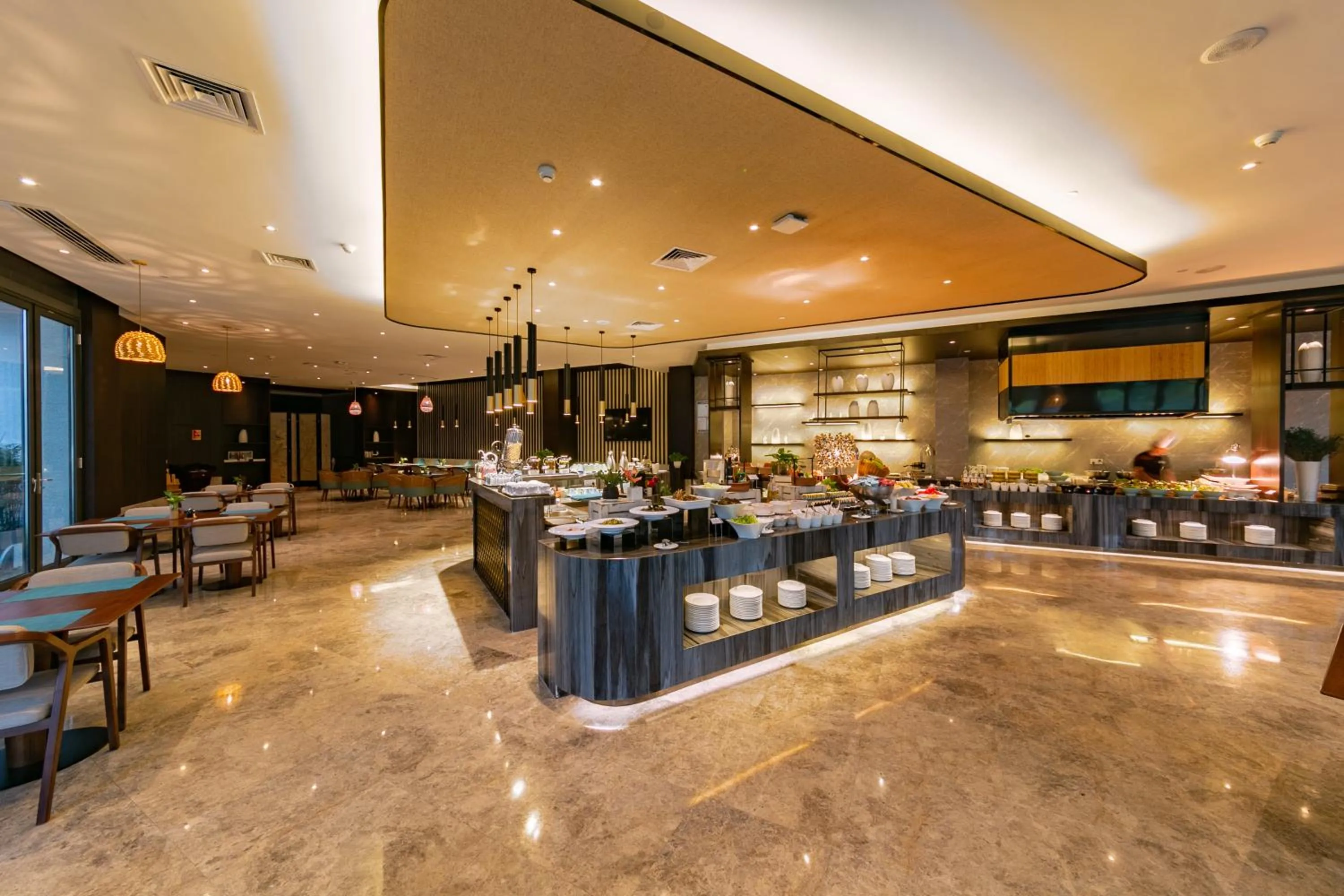 Restaurant/places to eat in SSAW Boutique Hotel Liuzhou