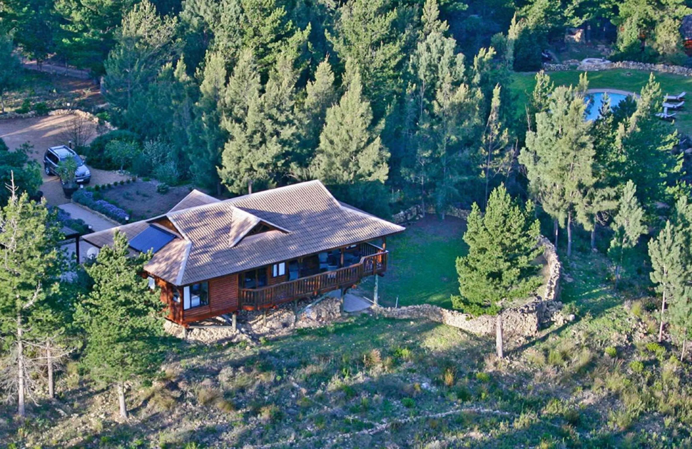 Bird's eye view in Lalapanzi Lodge