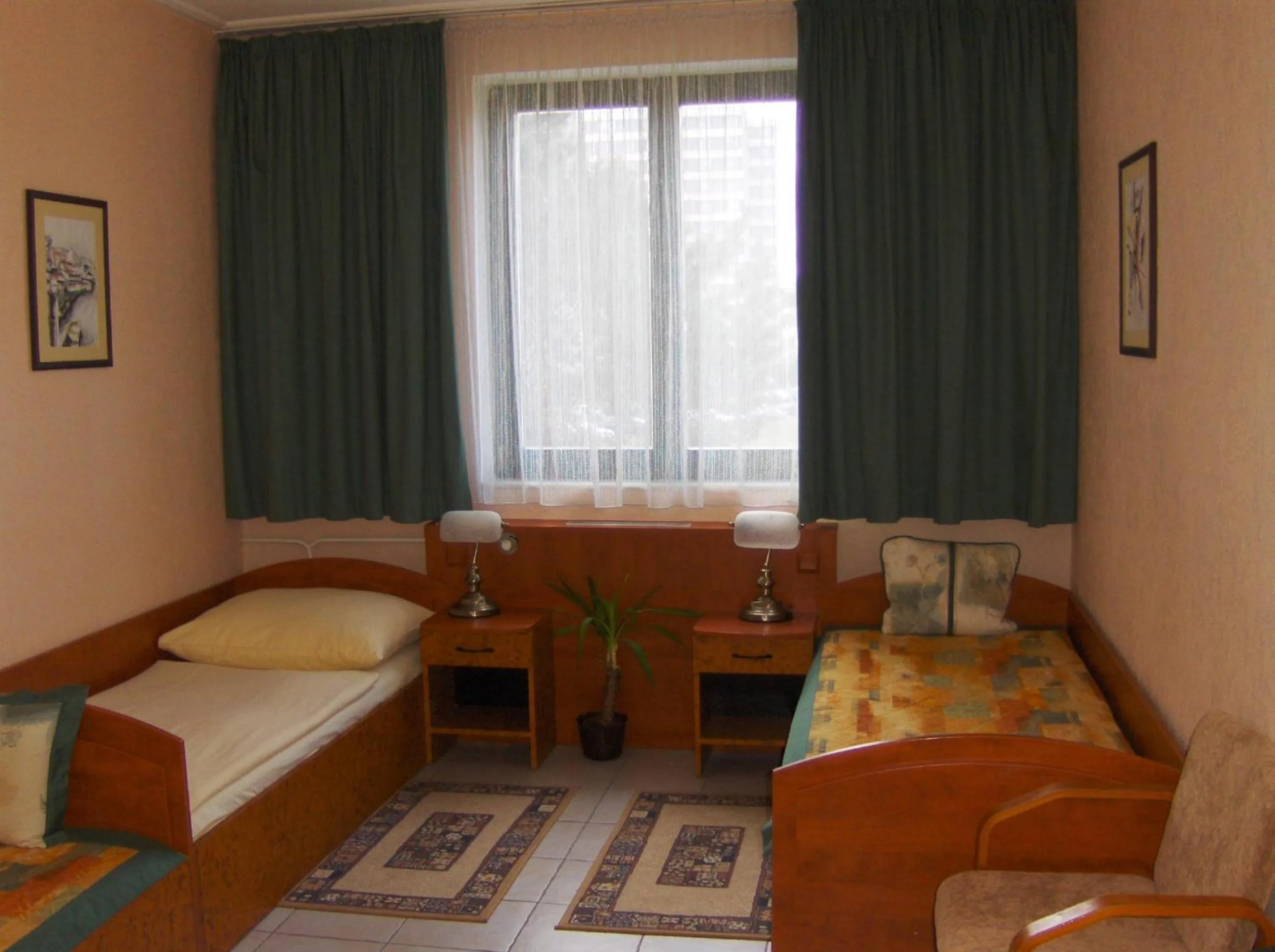 Decorative detail, Bed in Hotel Relax u Drsů