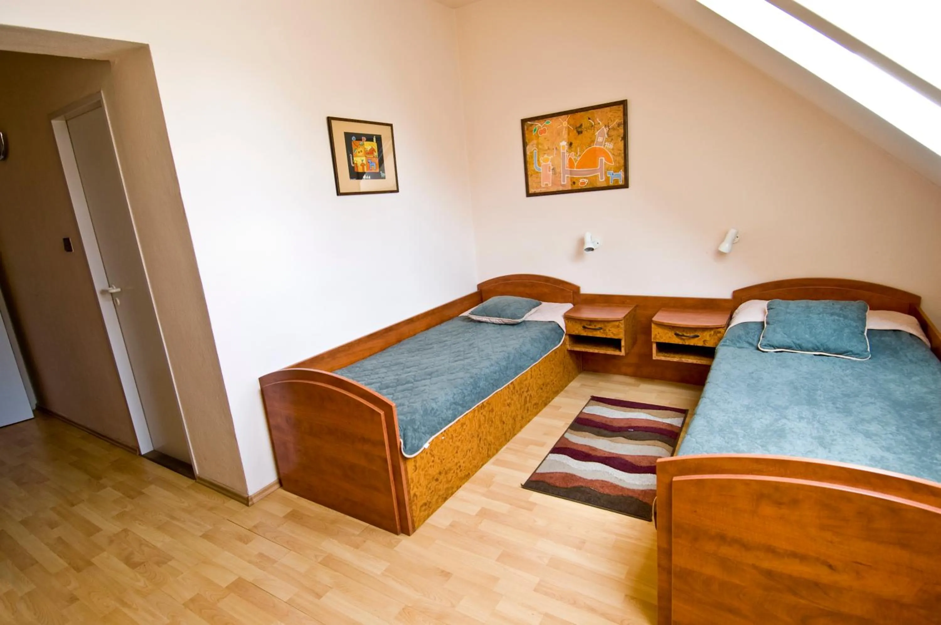 Decorative detail, Bed in Hotel Relax u Drsů