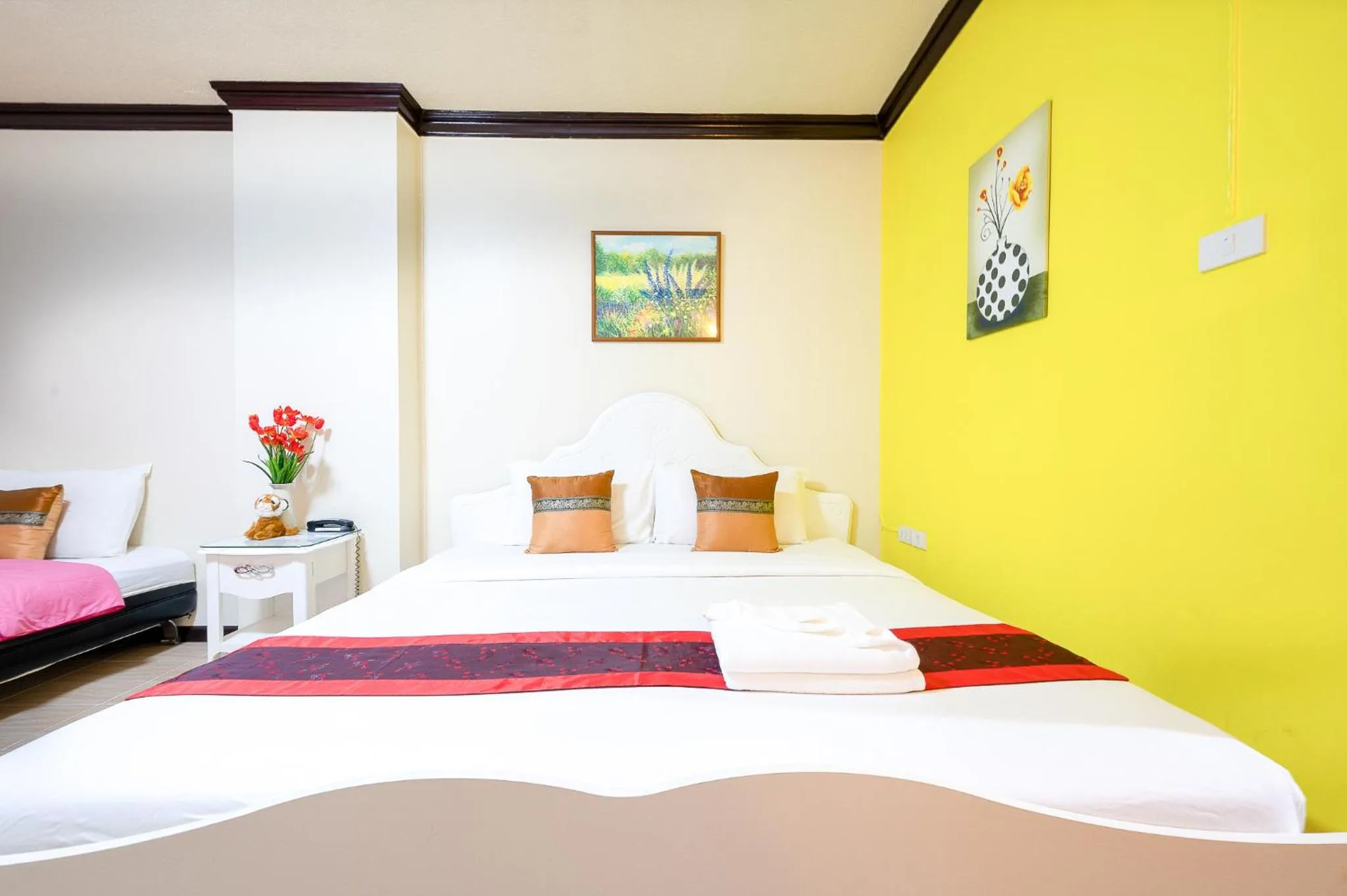 Bed in Witchuwan Apartel