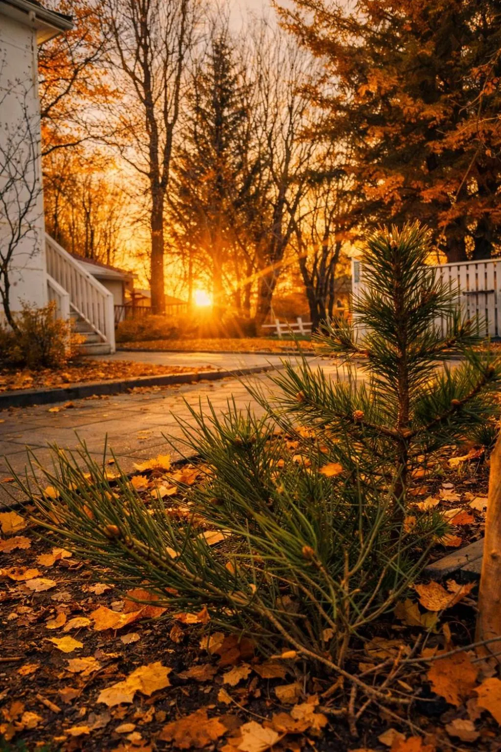 Garden view in Selfoss Hostel