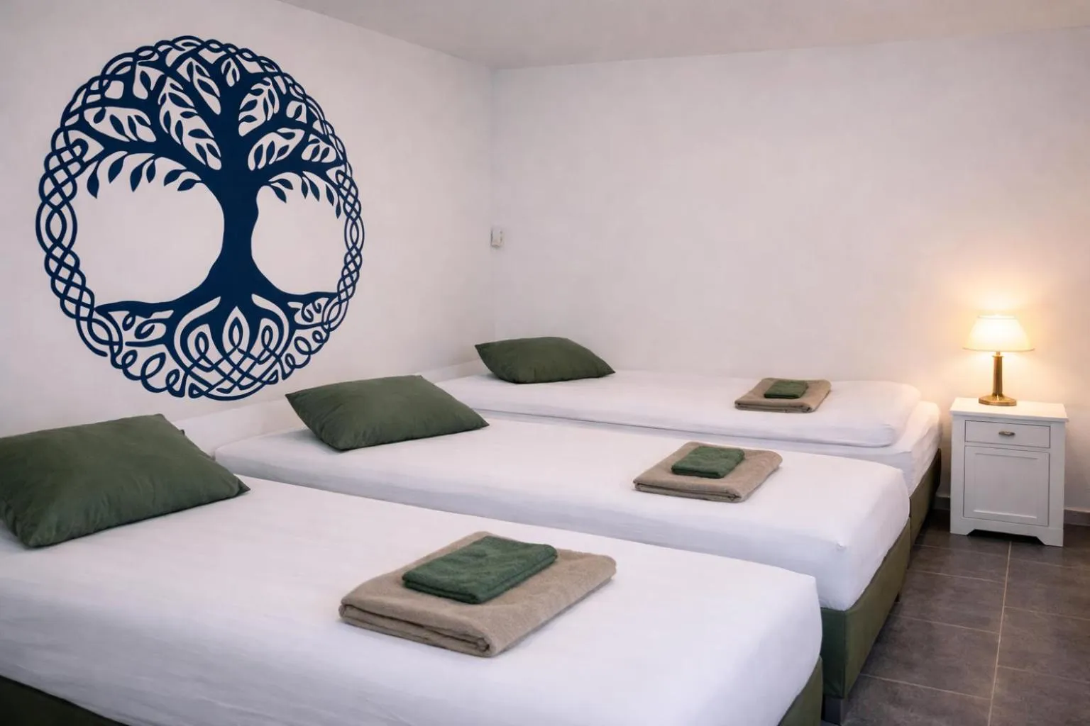 View (from property/room), Bed in Selfoss Hostel