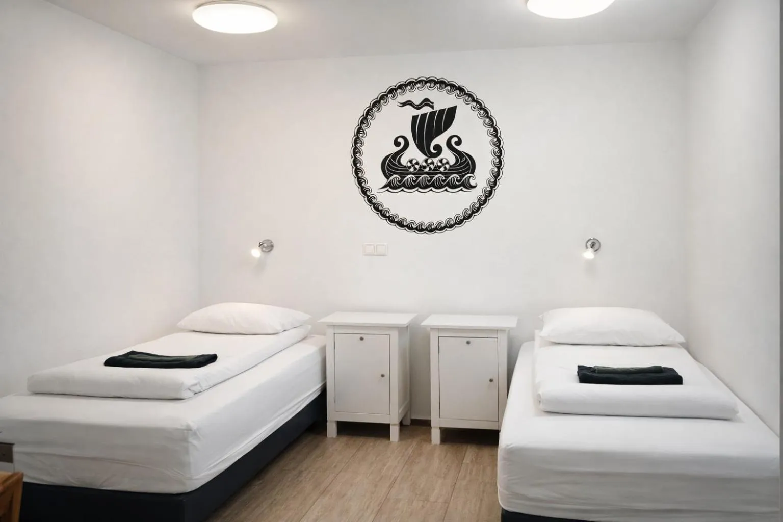 View (from property/room), Bed in Selfoss Hostel