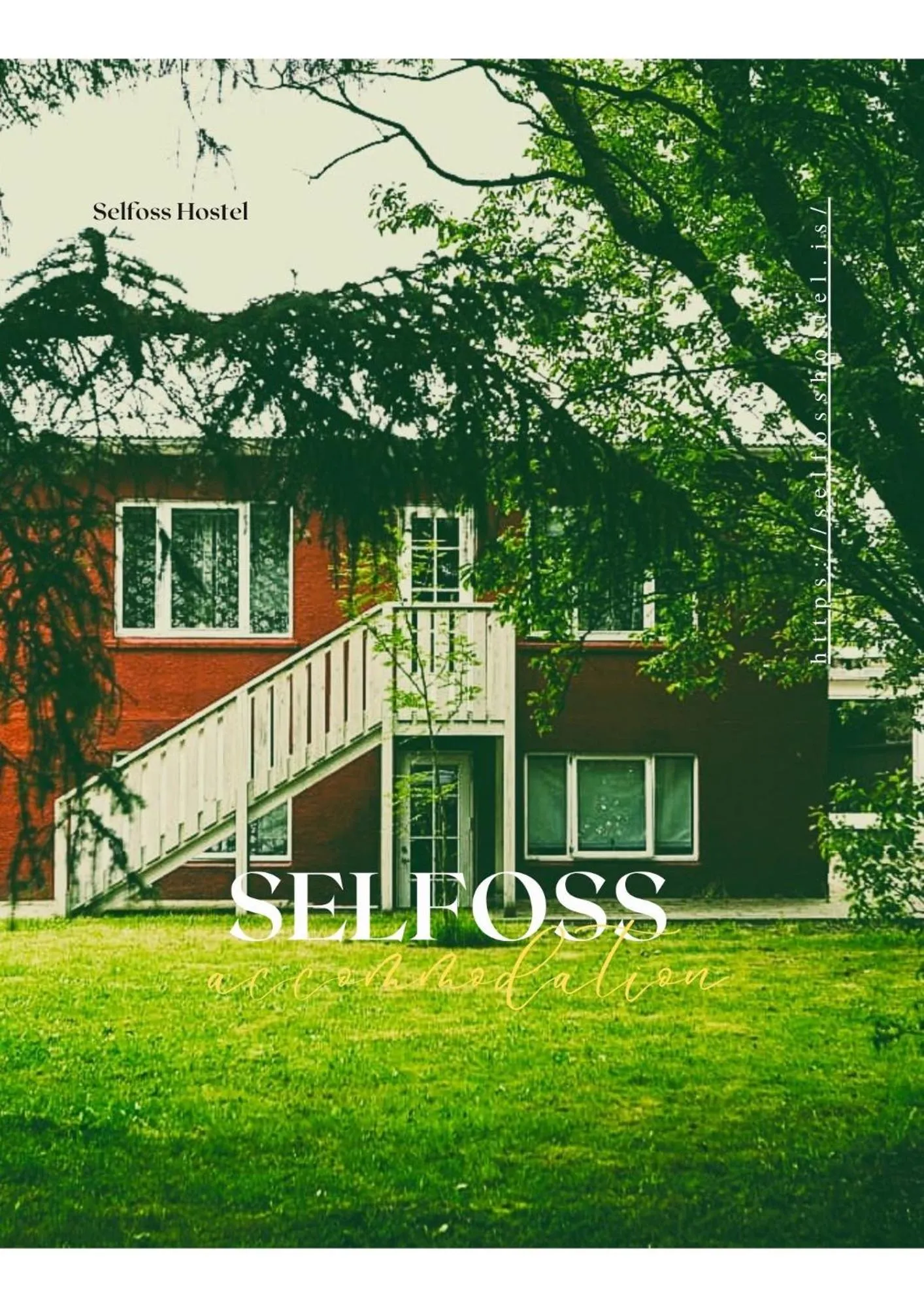 Garden in Selfoss Hostel