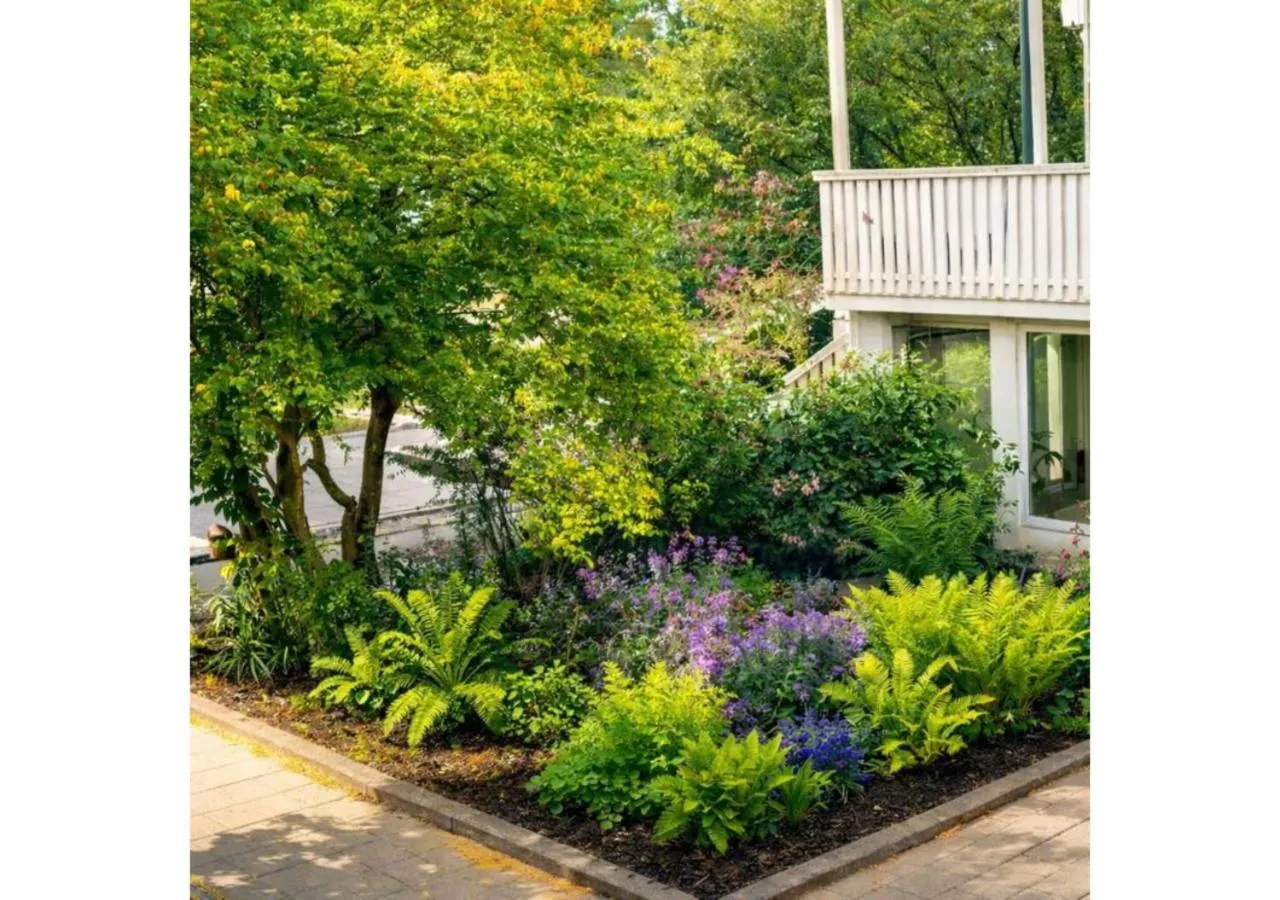 Garden in Selfoss Hostel