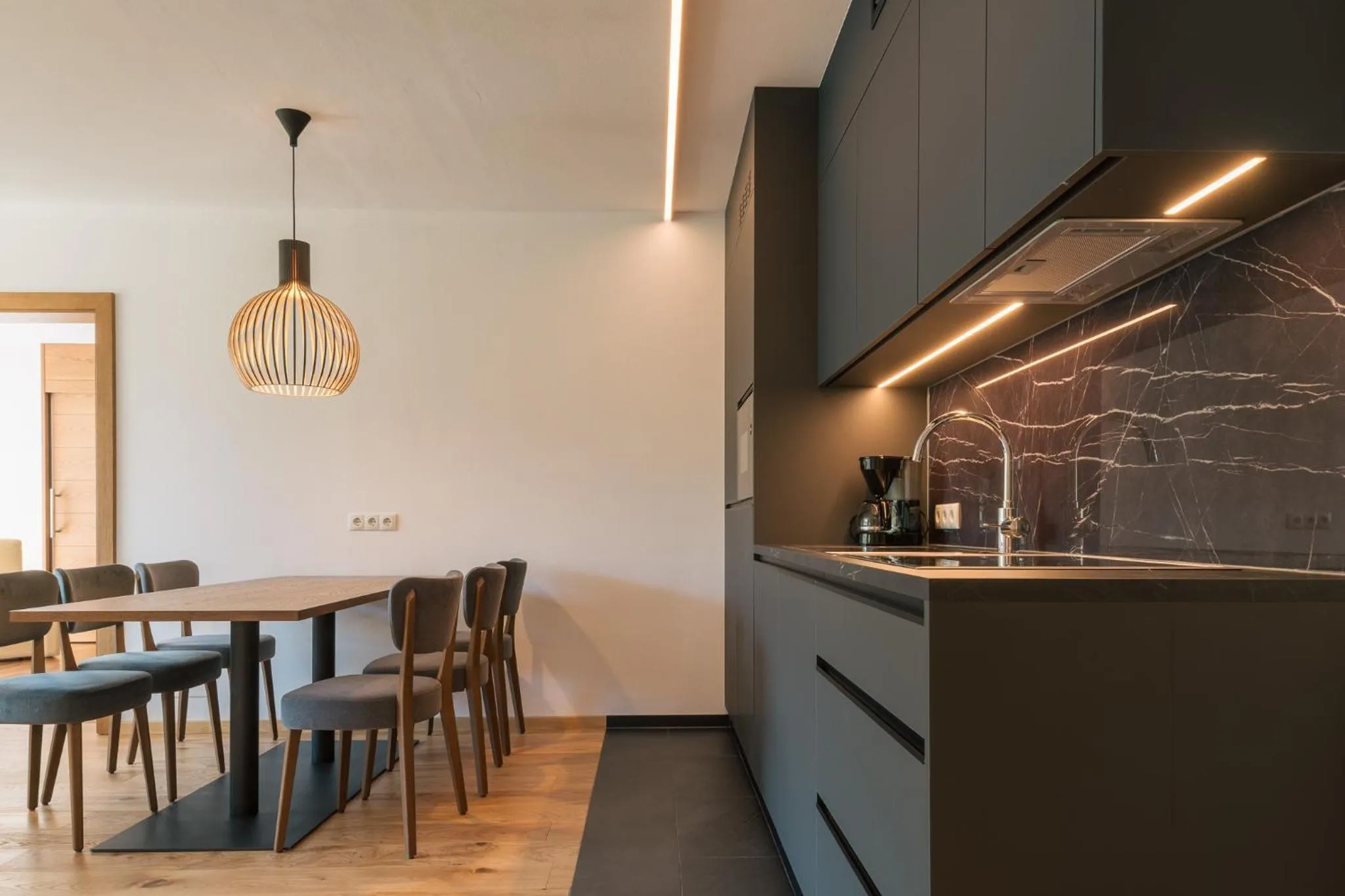 kitchen in Appartement KroneLiving