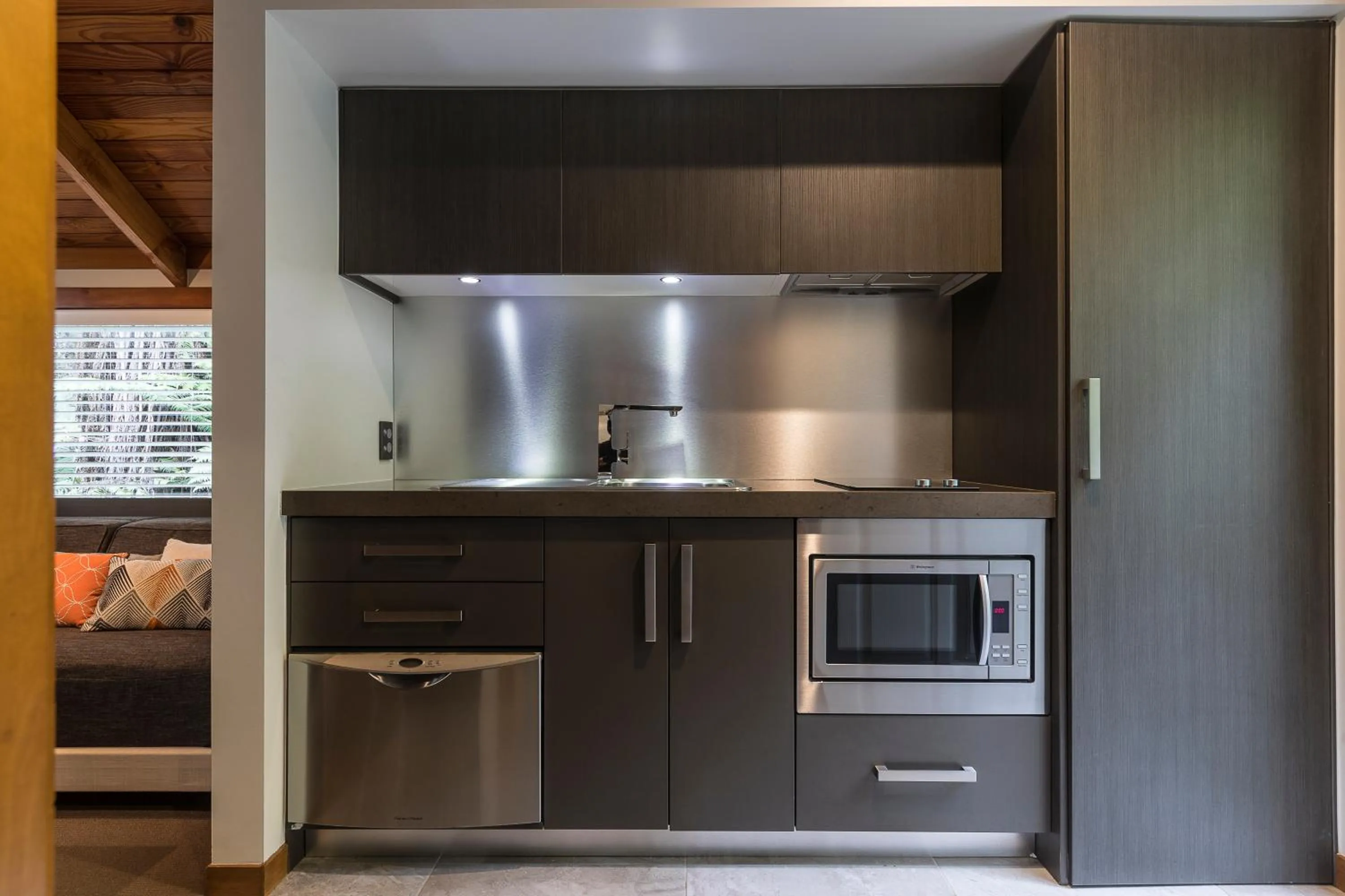 Kitchen or kitchenette in Grand Mercure Puka Park Resort