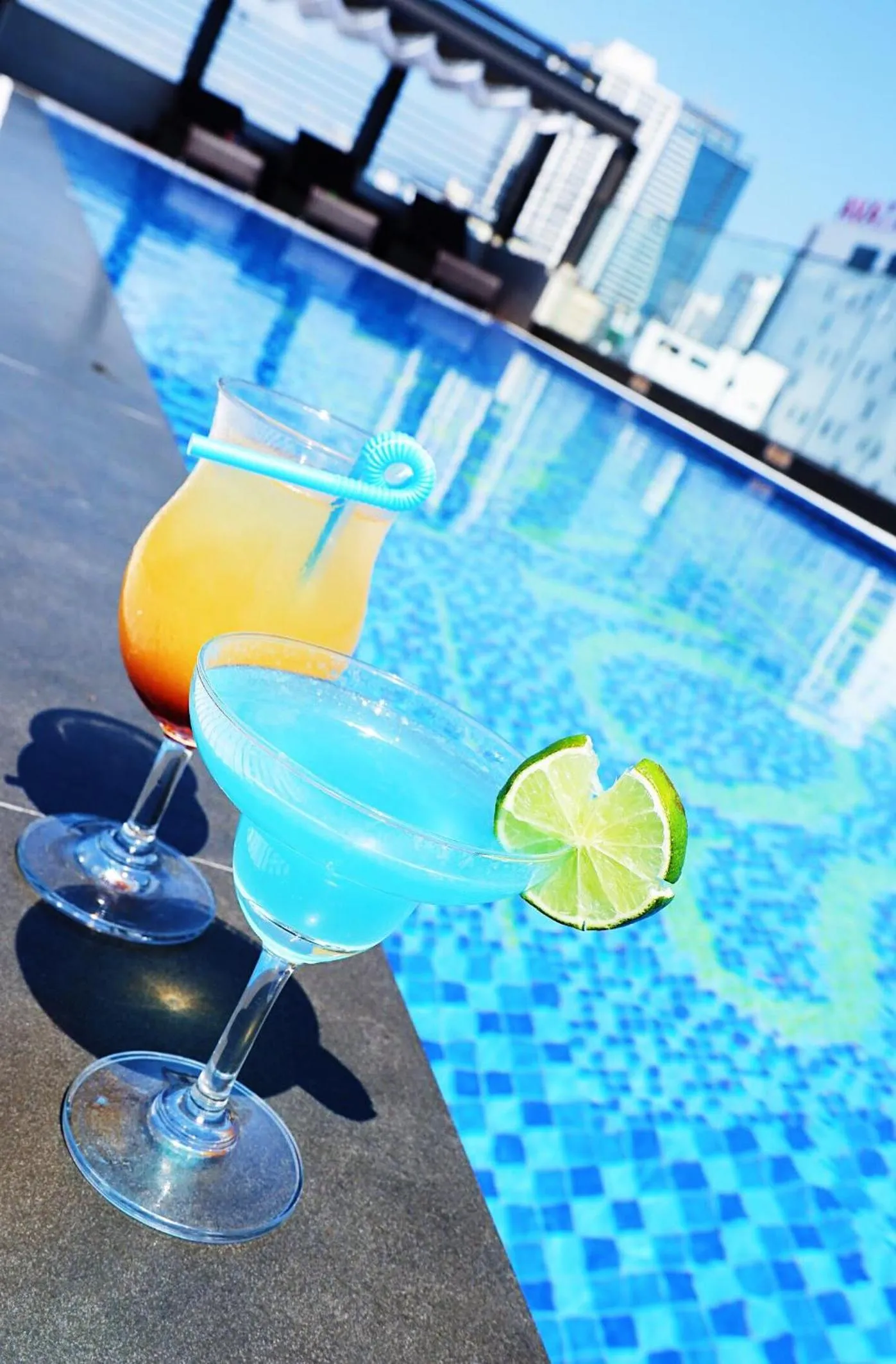 Pool view in Cosmos Hotel Danang