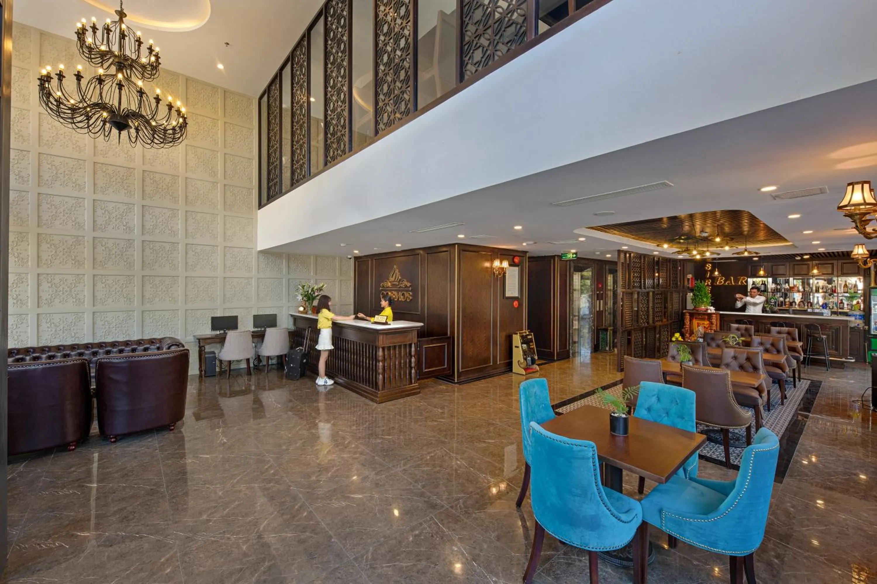 Lobby or reception in Cosmos Hotel Danang