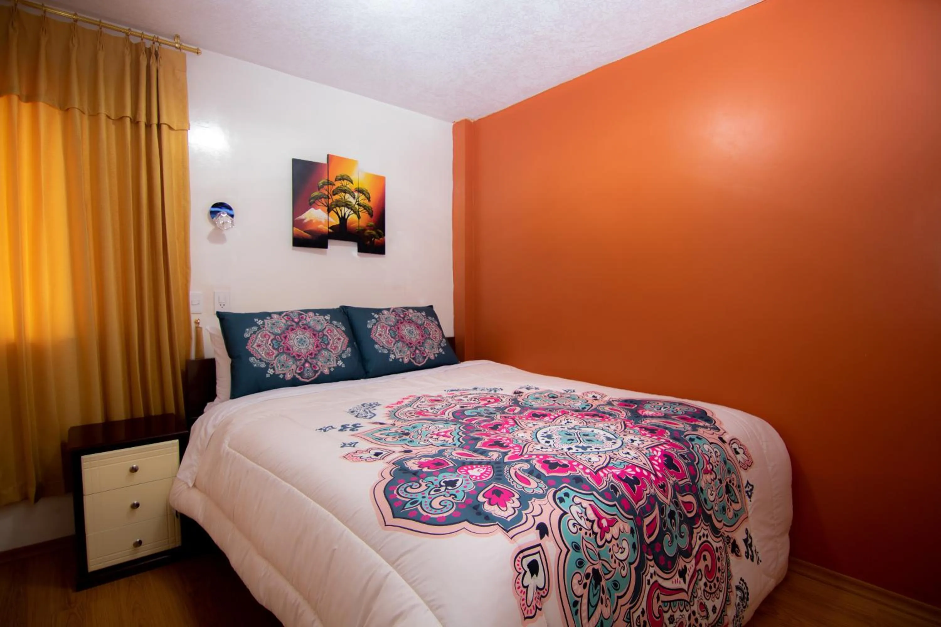 Bed in Hostal Alpachaca - New Quito Airport