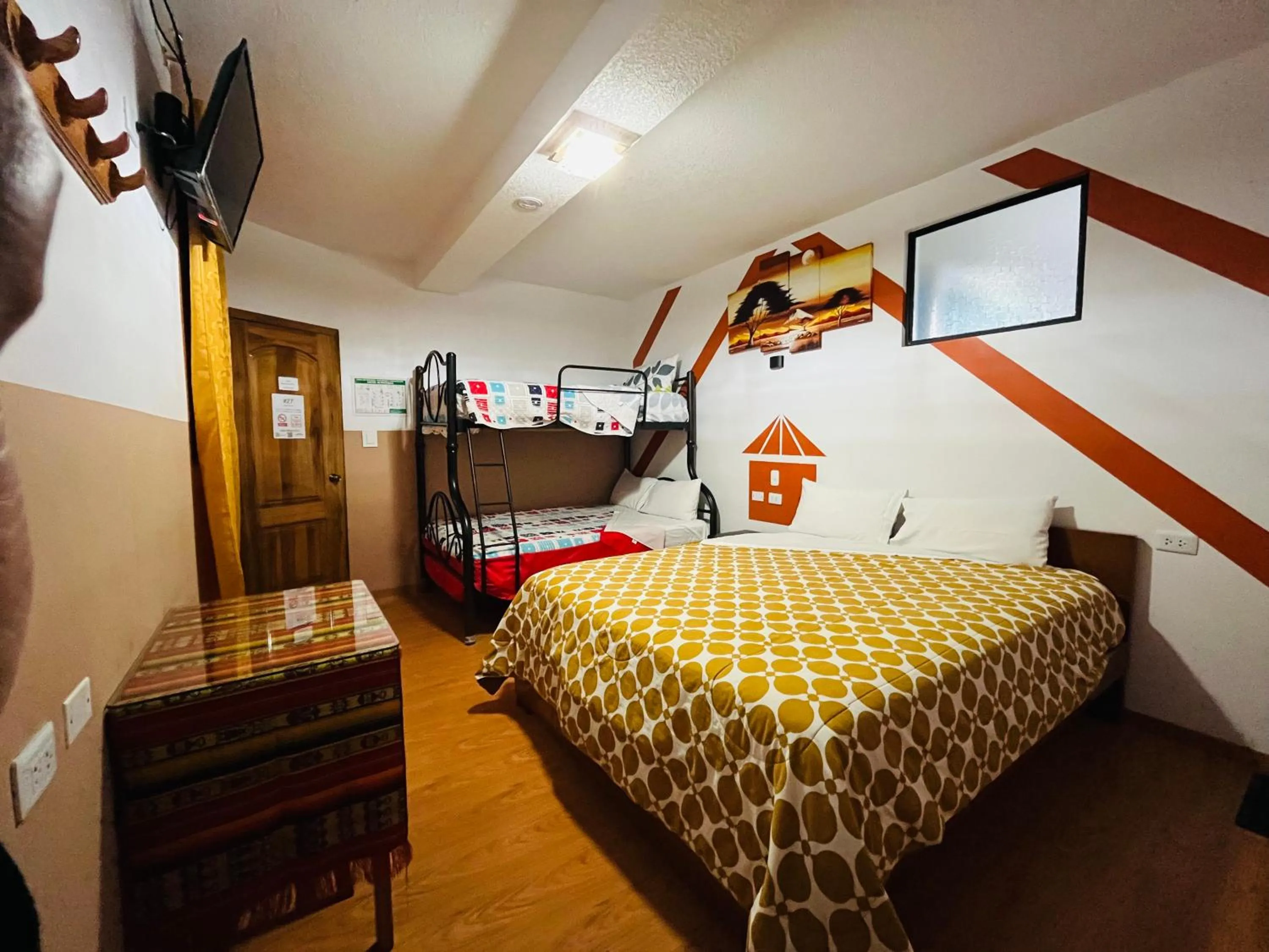 Bed in Hostal Alpachaca - New Quito Airport