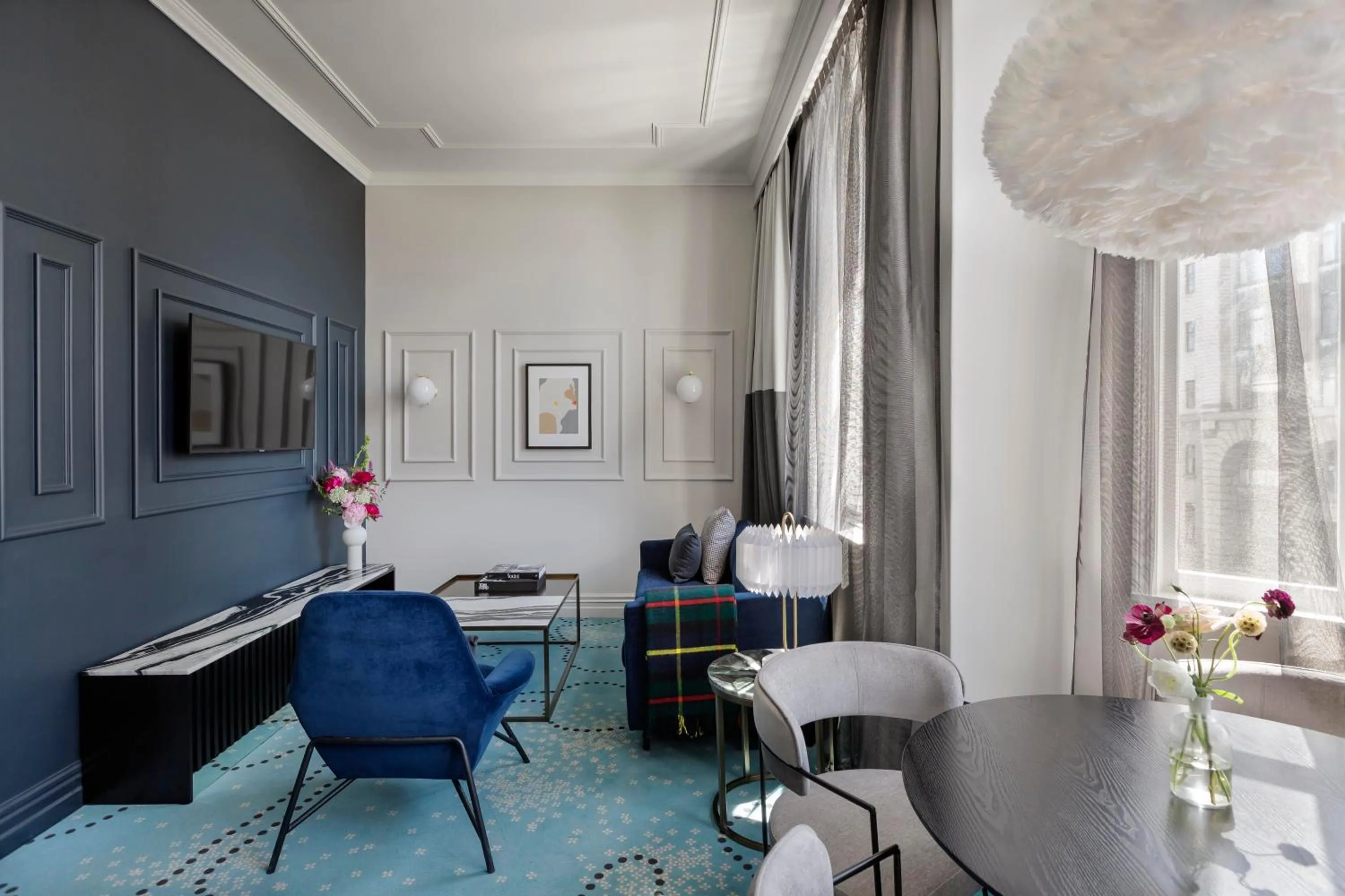 Living room in Fable Dunedin