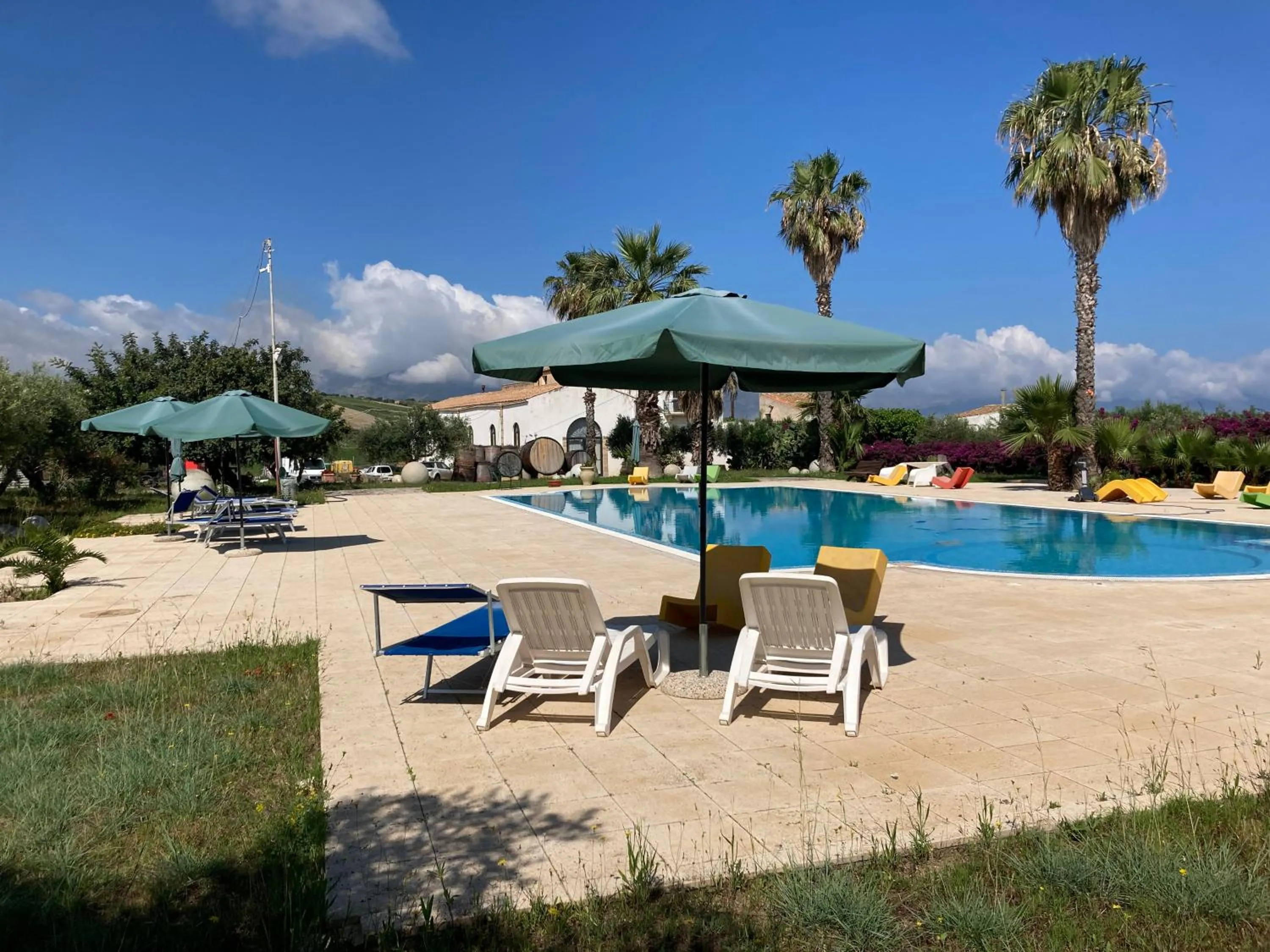 Garden view in Fattoria Manostalla Villa Chiarelli