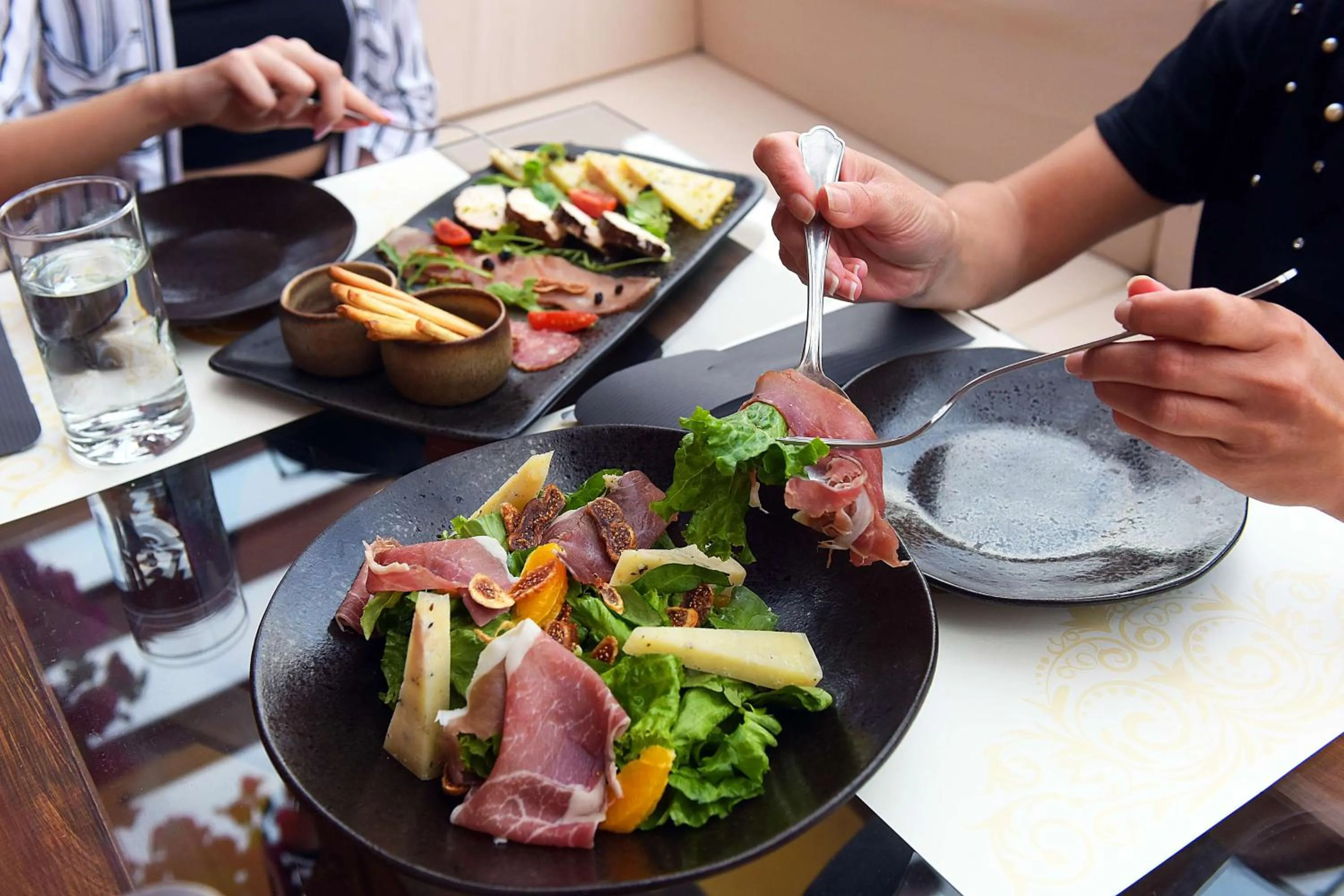 Food close-up in 10GR Boutique Hotel & Wine Bar