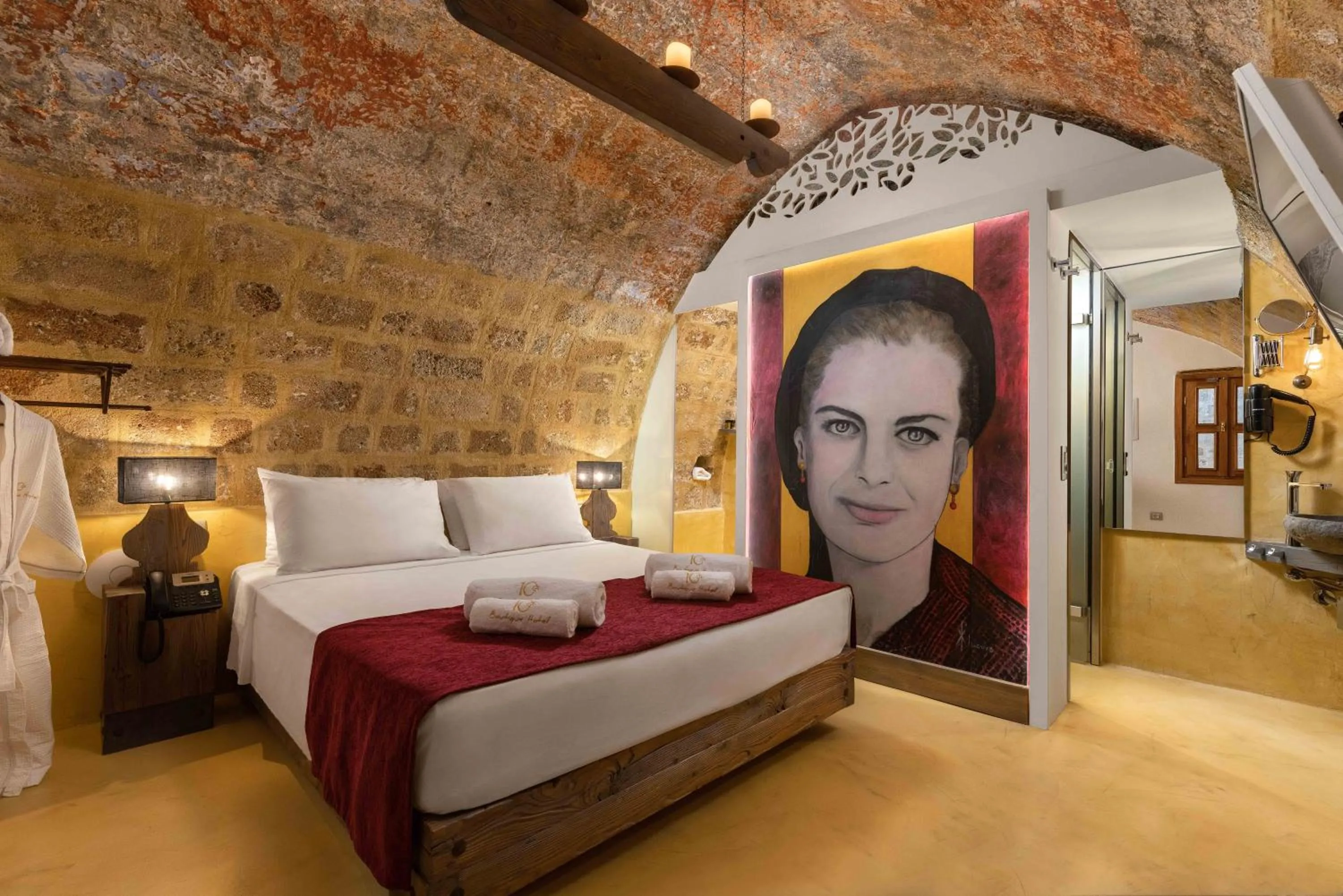 Bed in 10GR Boutique Hotel & Wine Bar