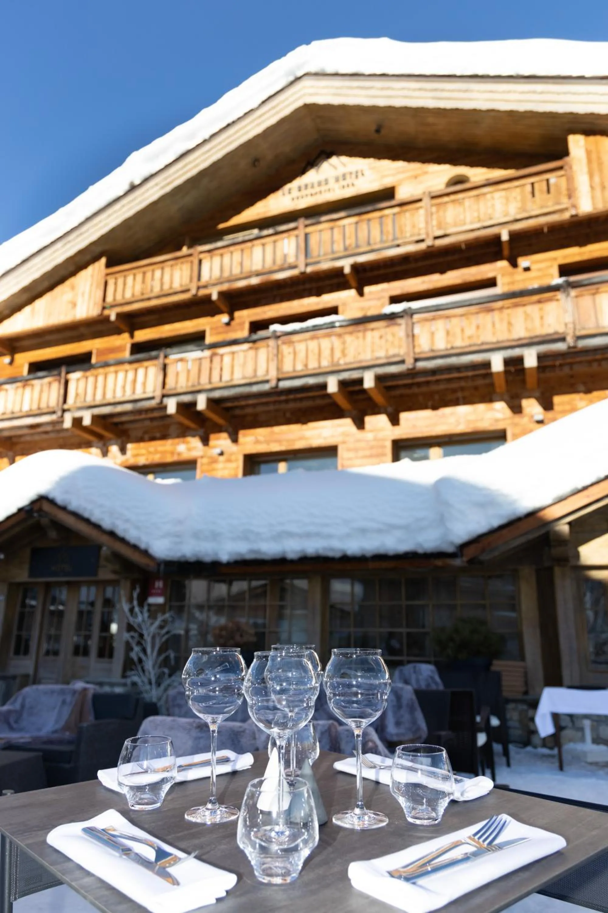 Patio in Grand Hôtel Courchevel 1850