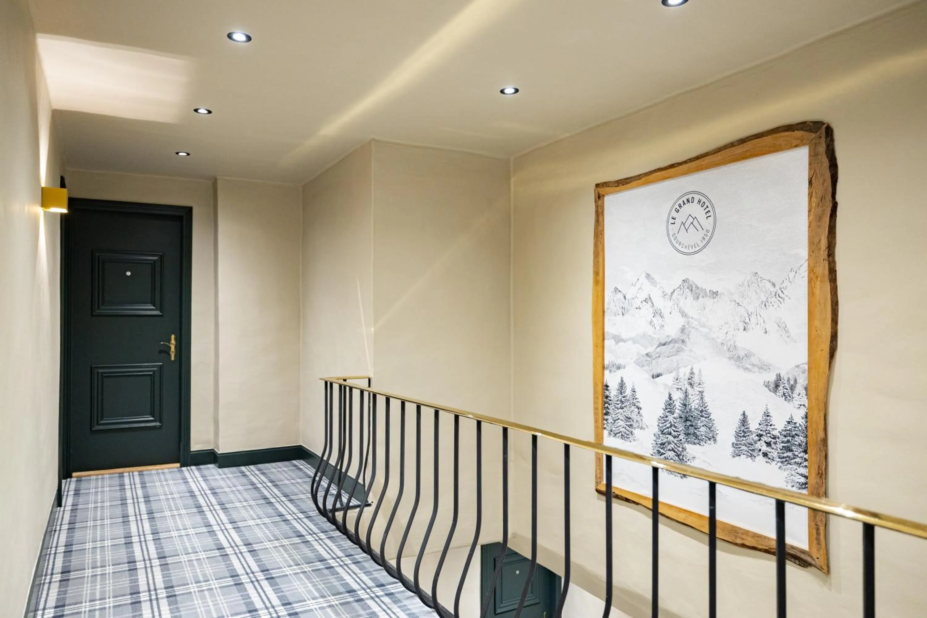 Decorative detail in Grand Hôtel Courchevel 1850