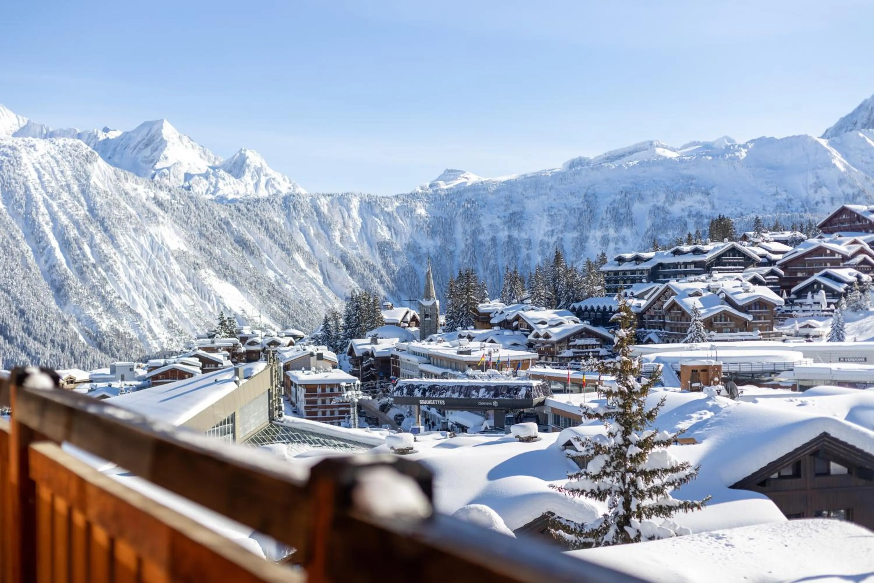 View (from property/room) in Grand Hôtel Courchevel 1850
