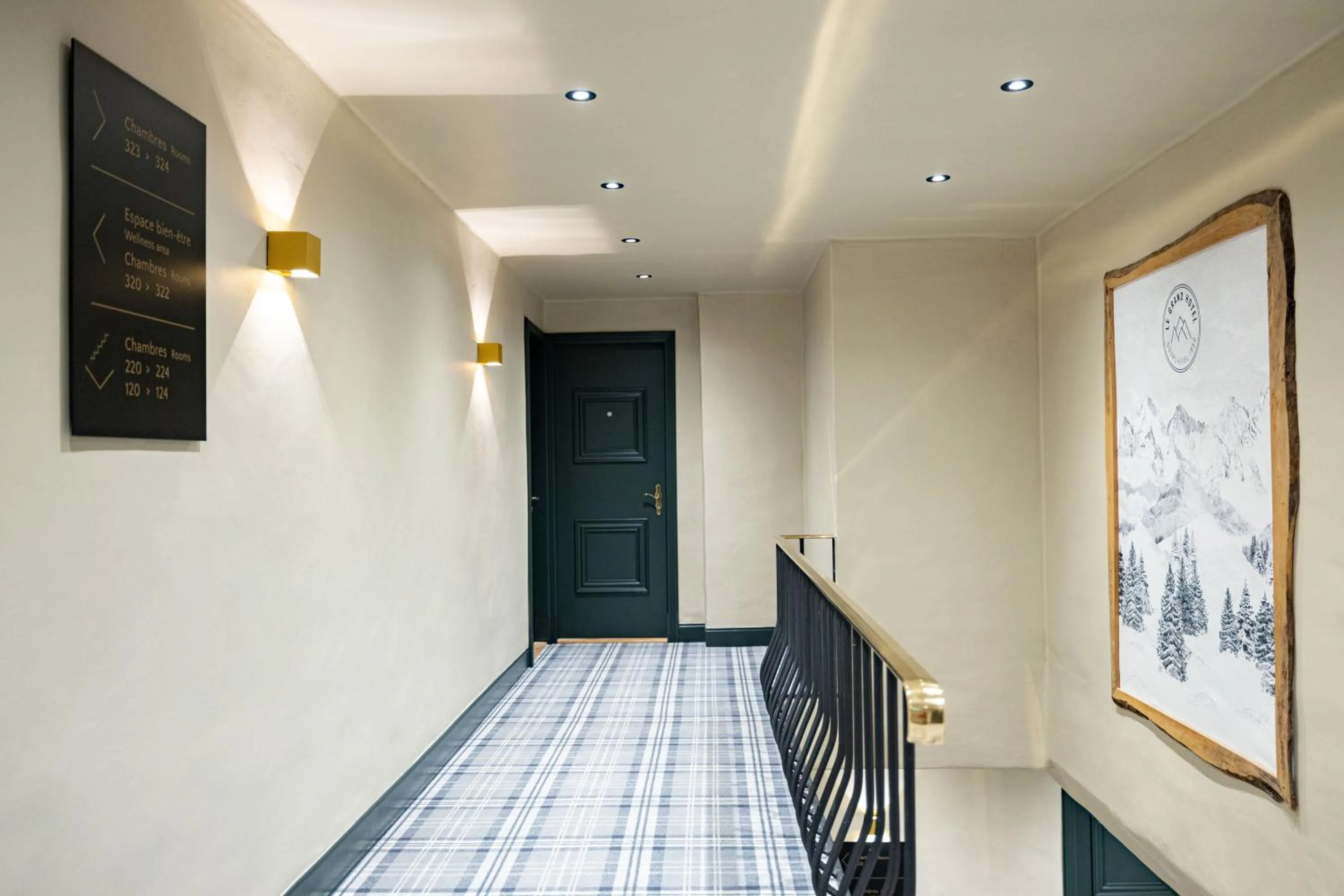 Decorative detail in Grand Hôtel Courchevel 1850