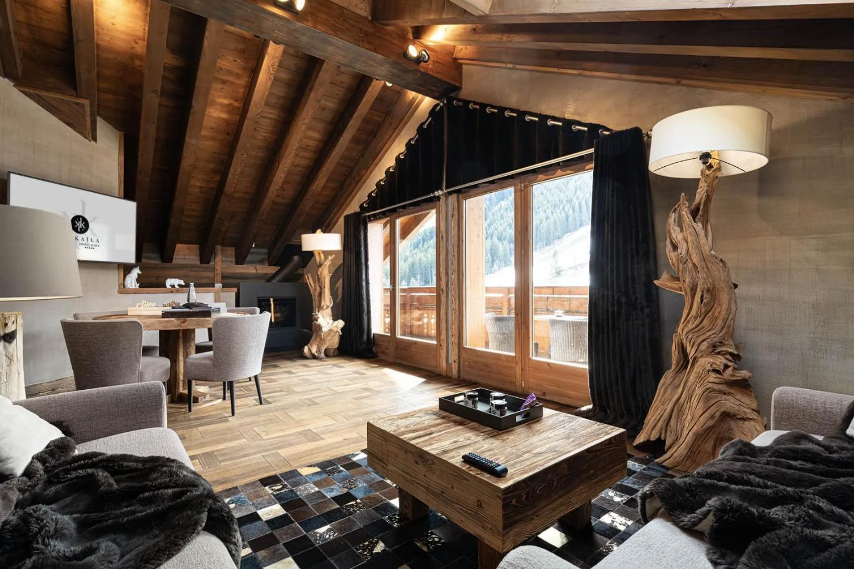 Living room in Le Kaïla