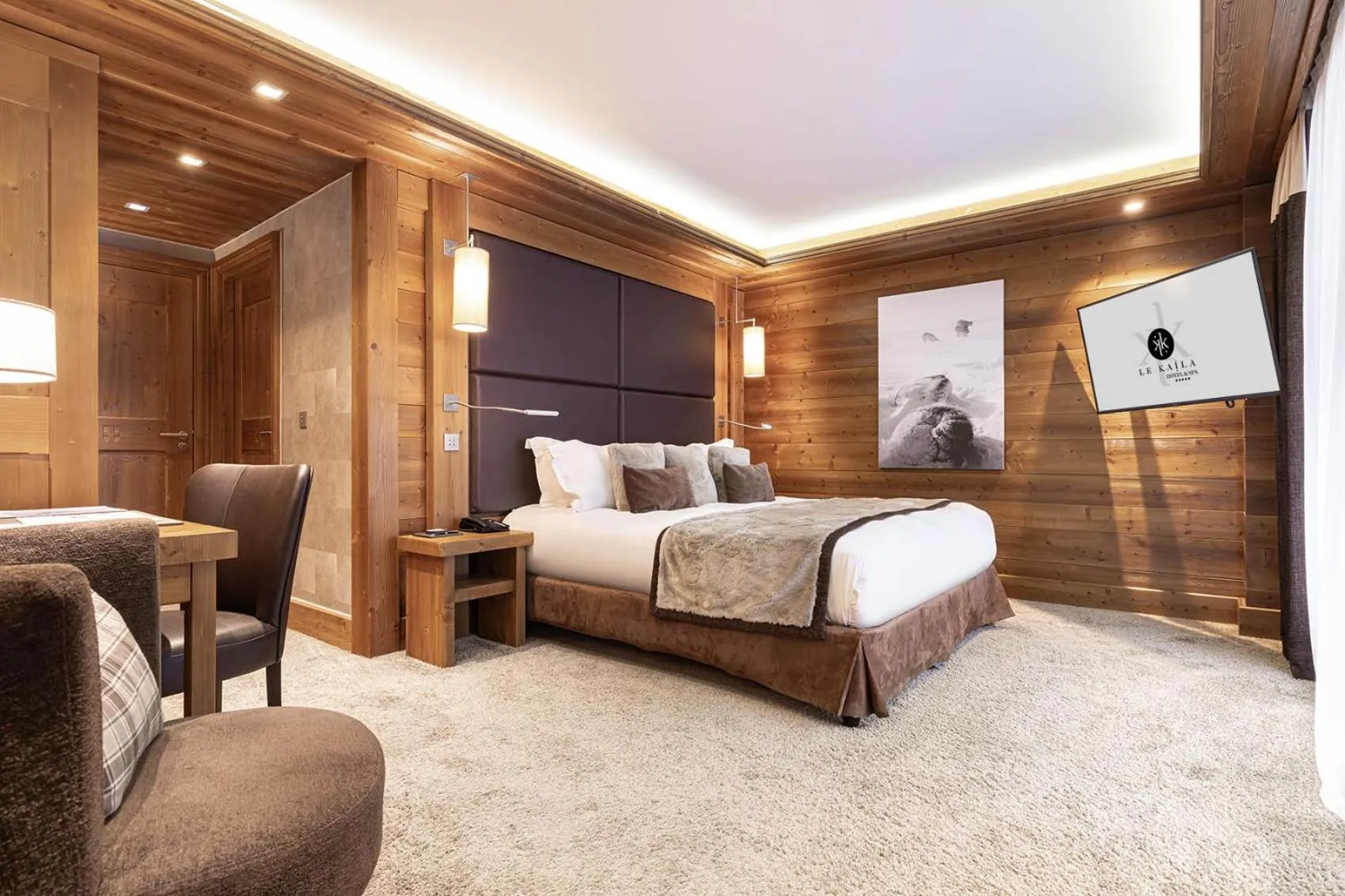 Photo of the whole room, Bed in Le Kaïla