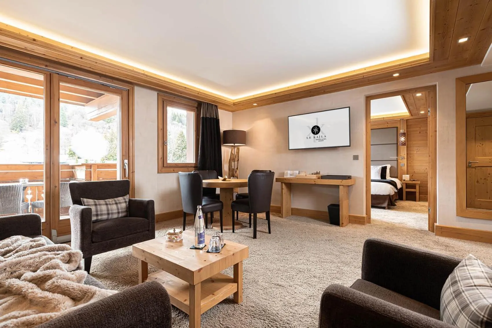 Living room in Le Kaïla