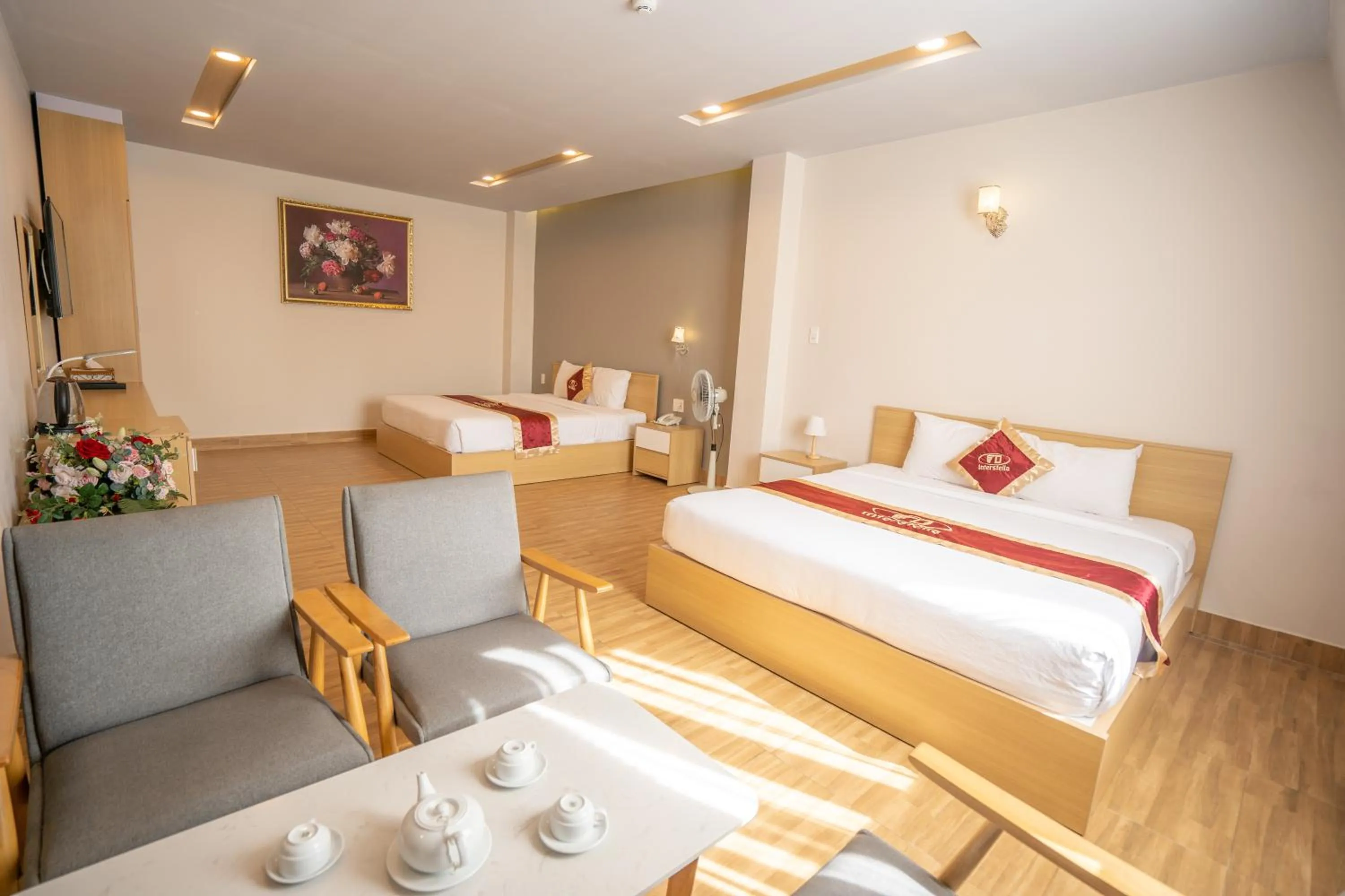 Photo of the whole room in Interstella Hotel