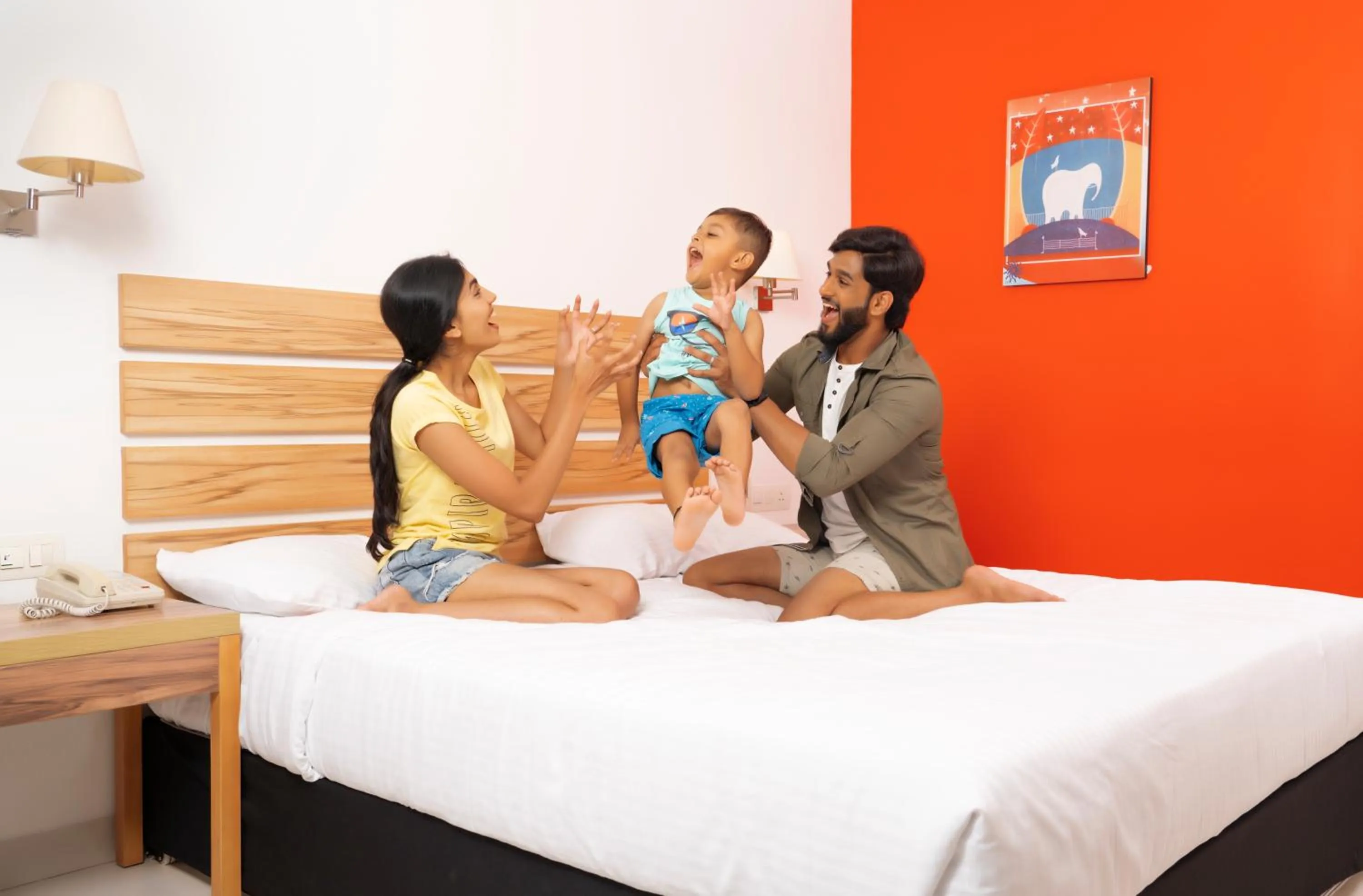 Bed in Wonderla Resort