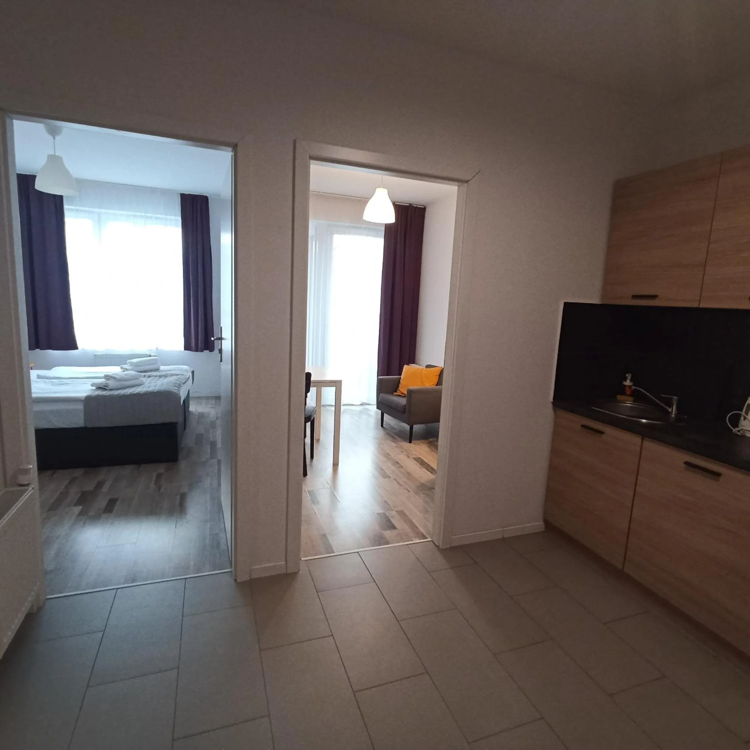 Bed in Arche Residence Łódź