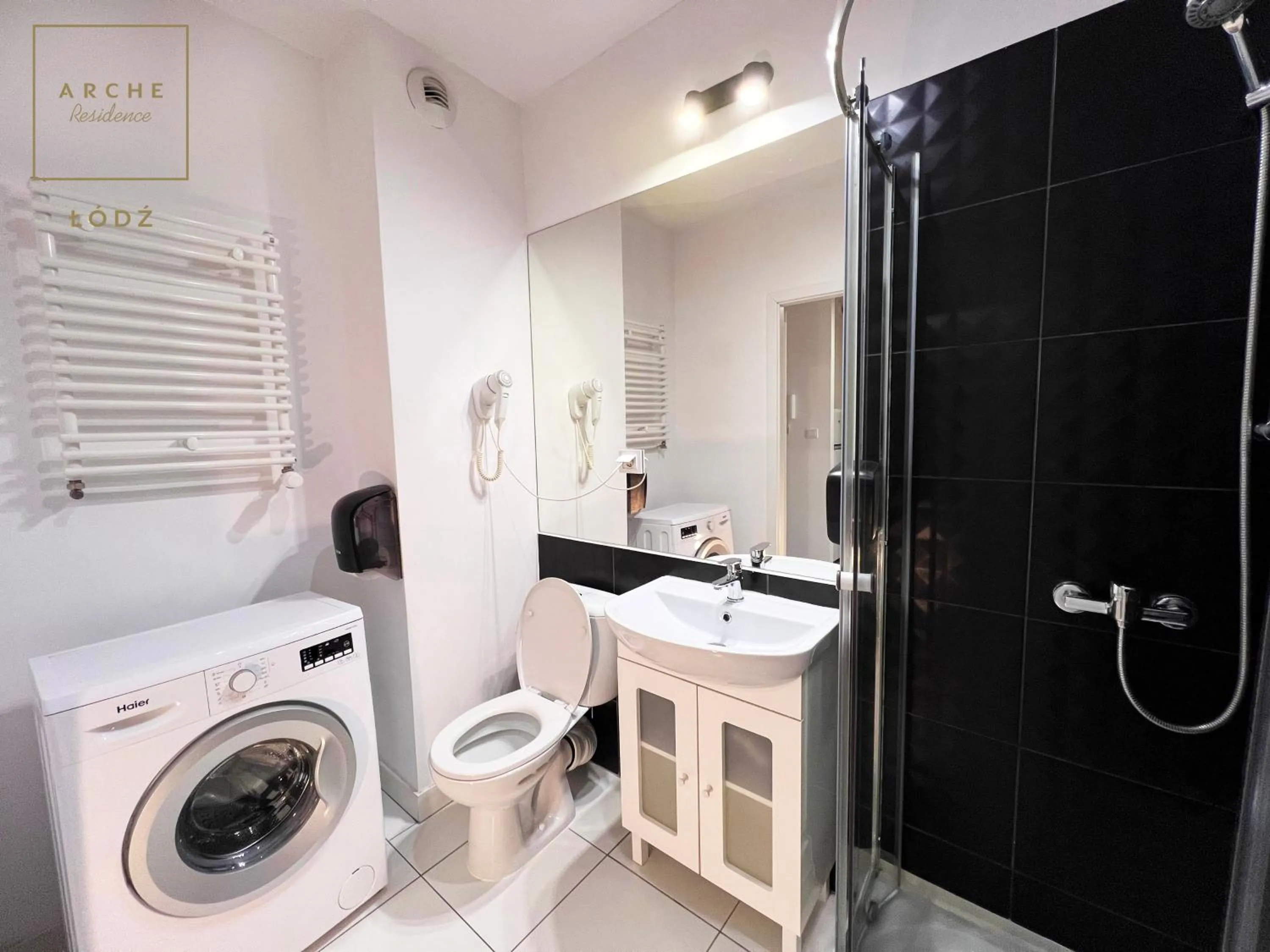 Shower in Arche Residence Łódź