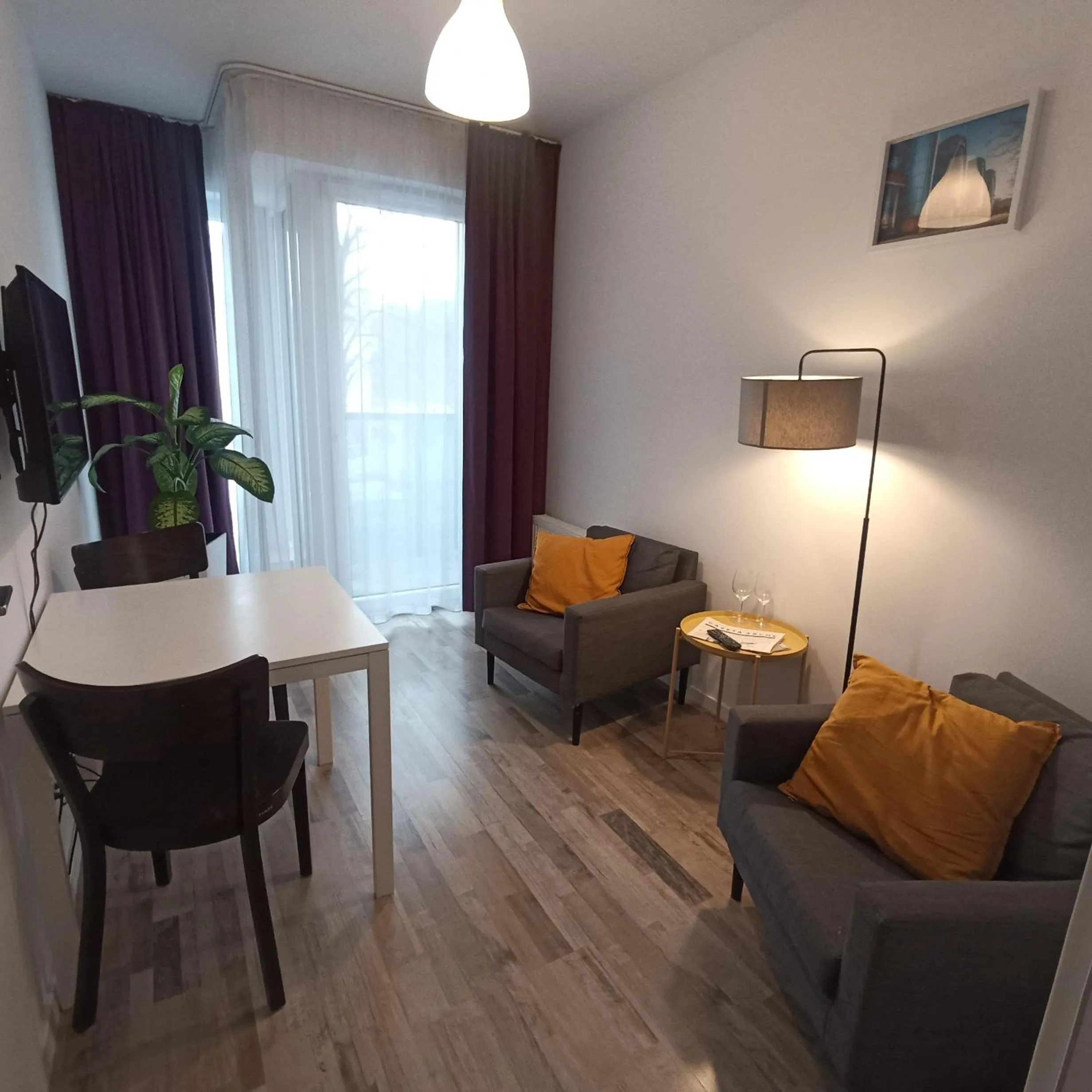 Balcony/Terrace in Arche Residence Łódź