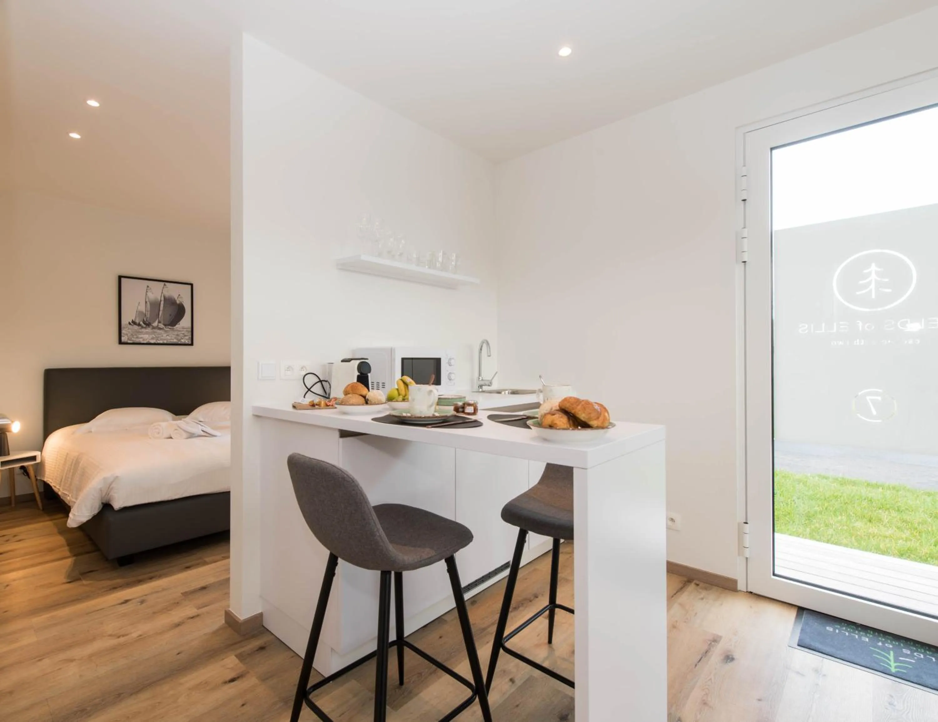 Bed in Fields of Ellis