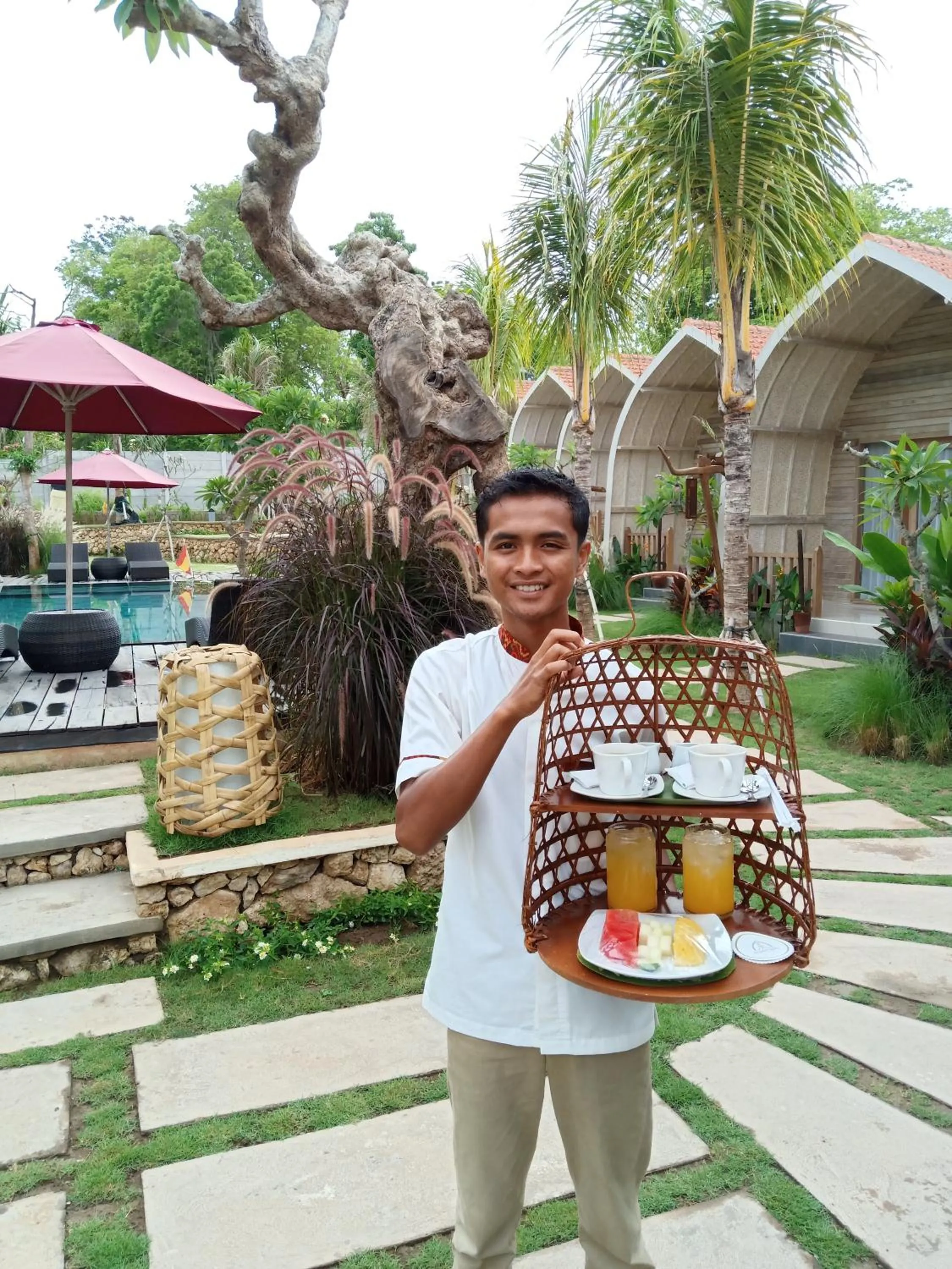 Staff in Kompyang Cottage