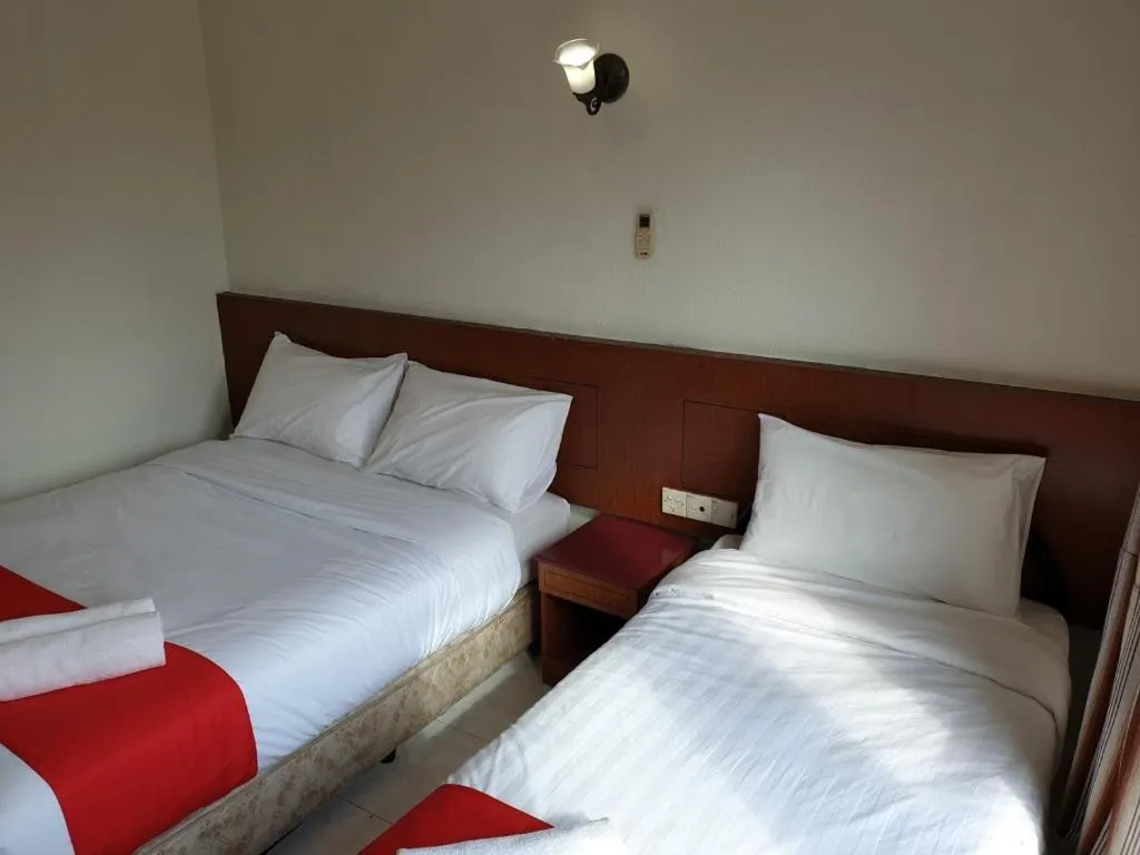 Bed in FULLY HOTEL JOHOR JAYA