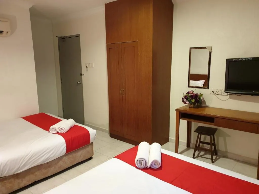 Bed in FULLY HOTEL JOHOR JAYA