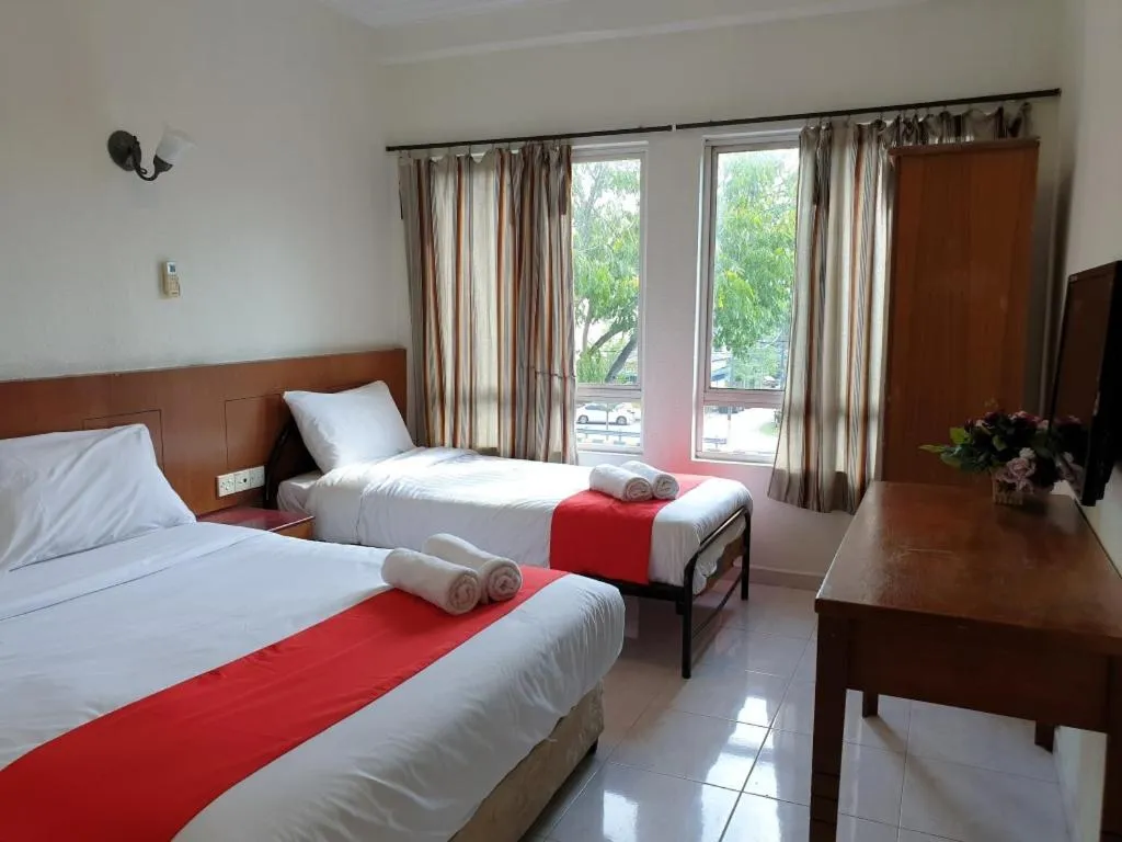 Bed in FULLY HOTEL JOHOR JAYA