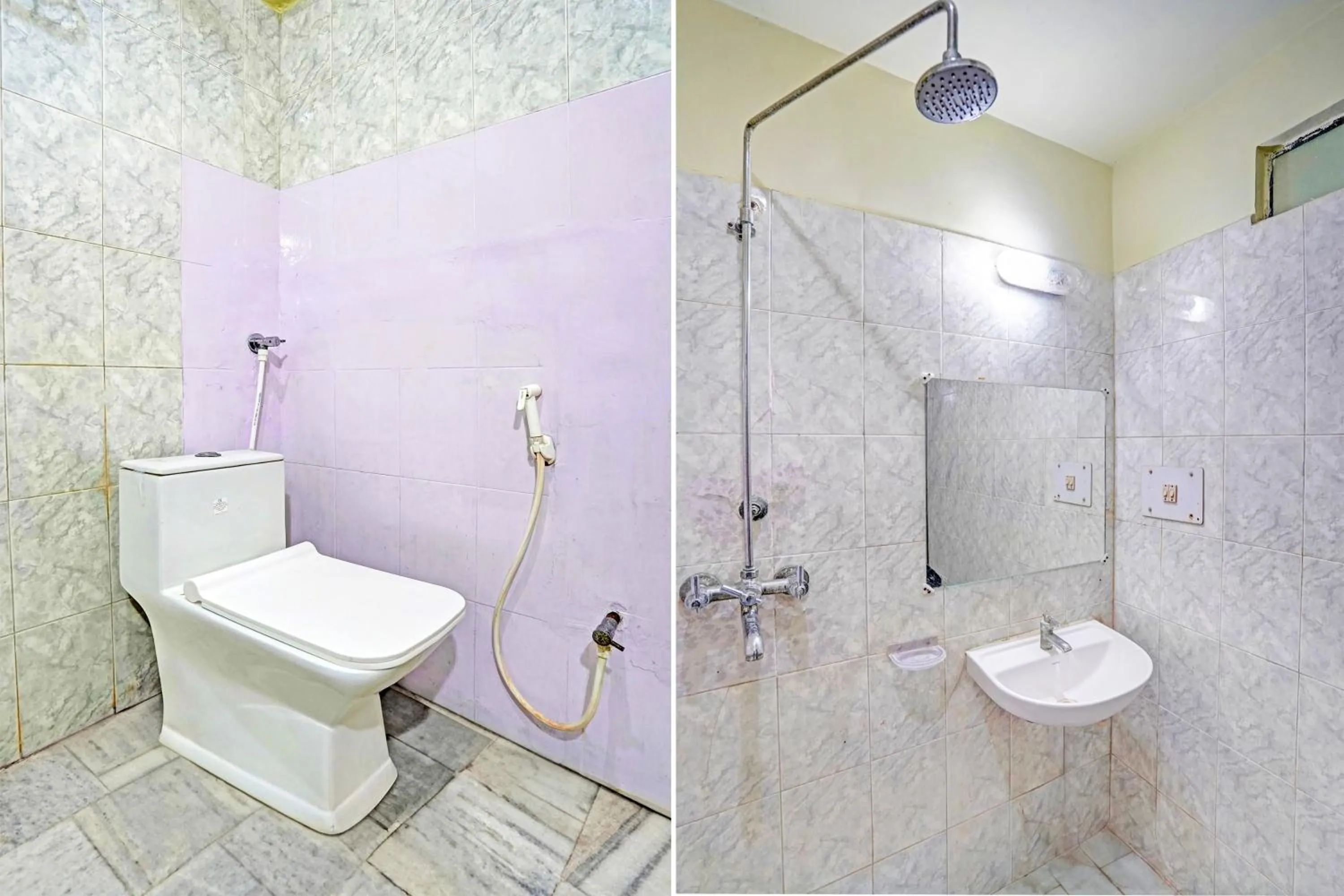 Bathroom in Super Collection O Mathura Near Railway Station