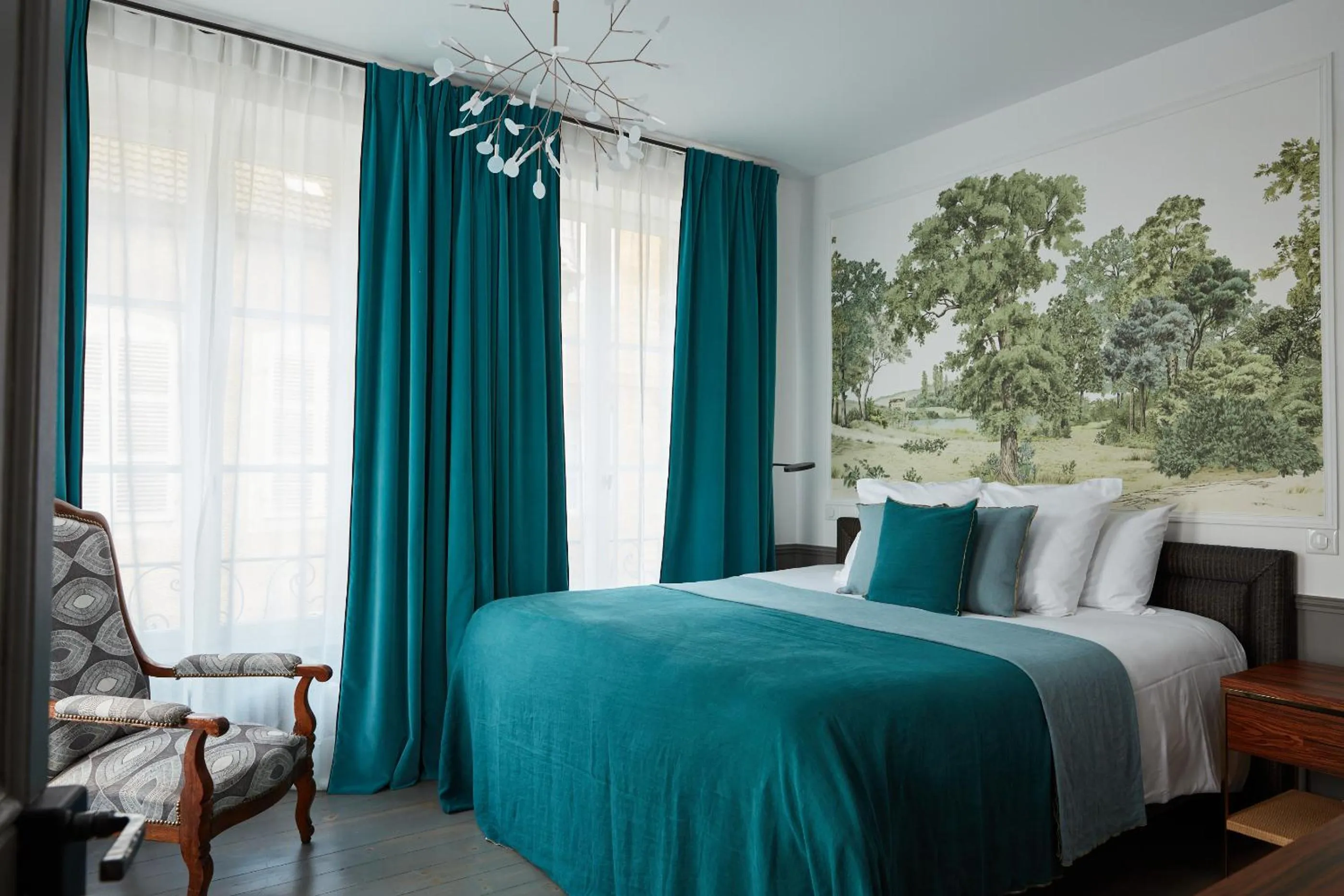 Bedroom, Bed in La Closerie des Capucines