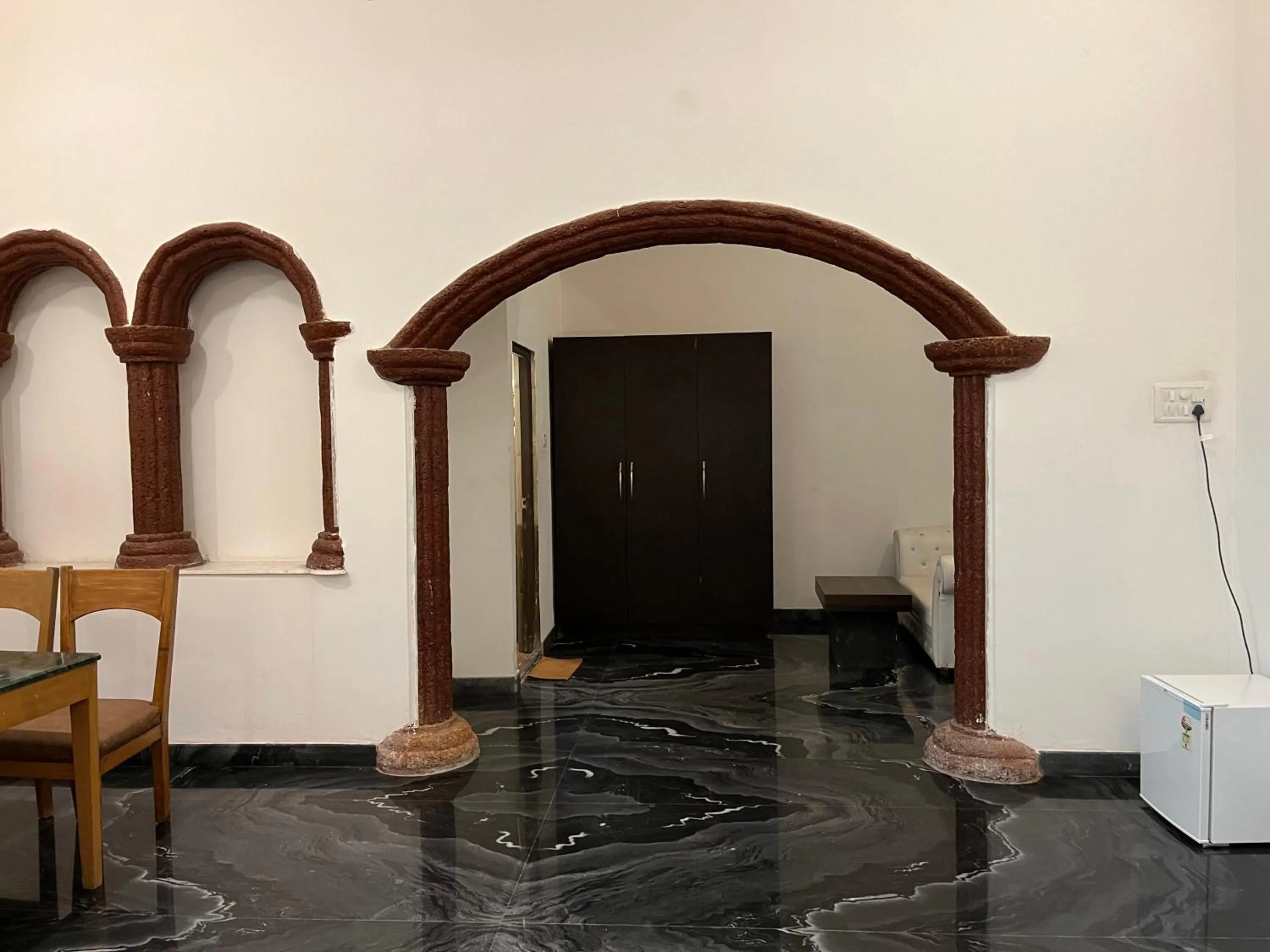 Living room in The Byke Royal Pearl Anjuna