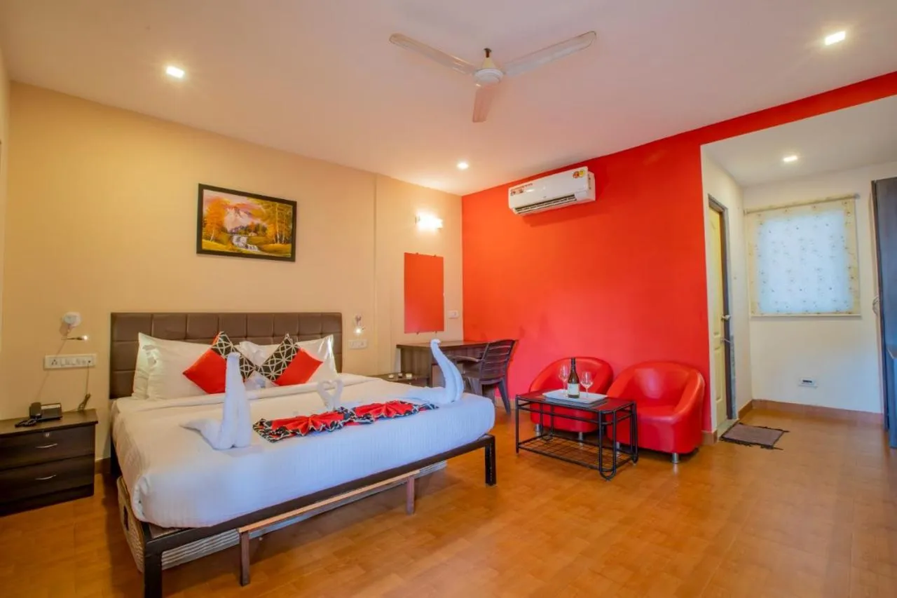 Bed in The Byke Royal Pearl Anjuna