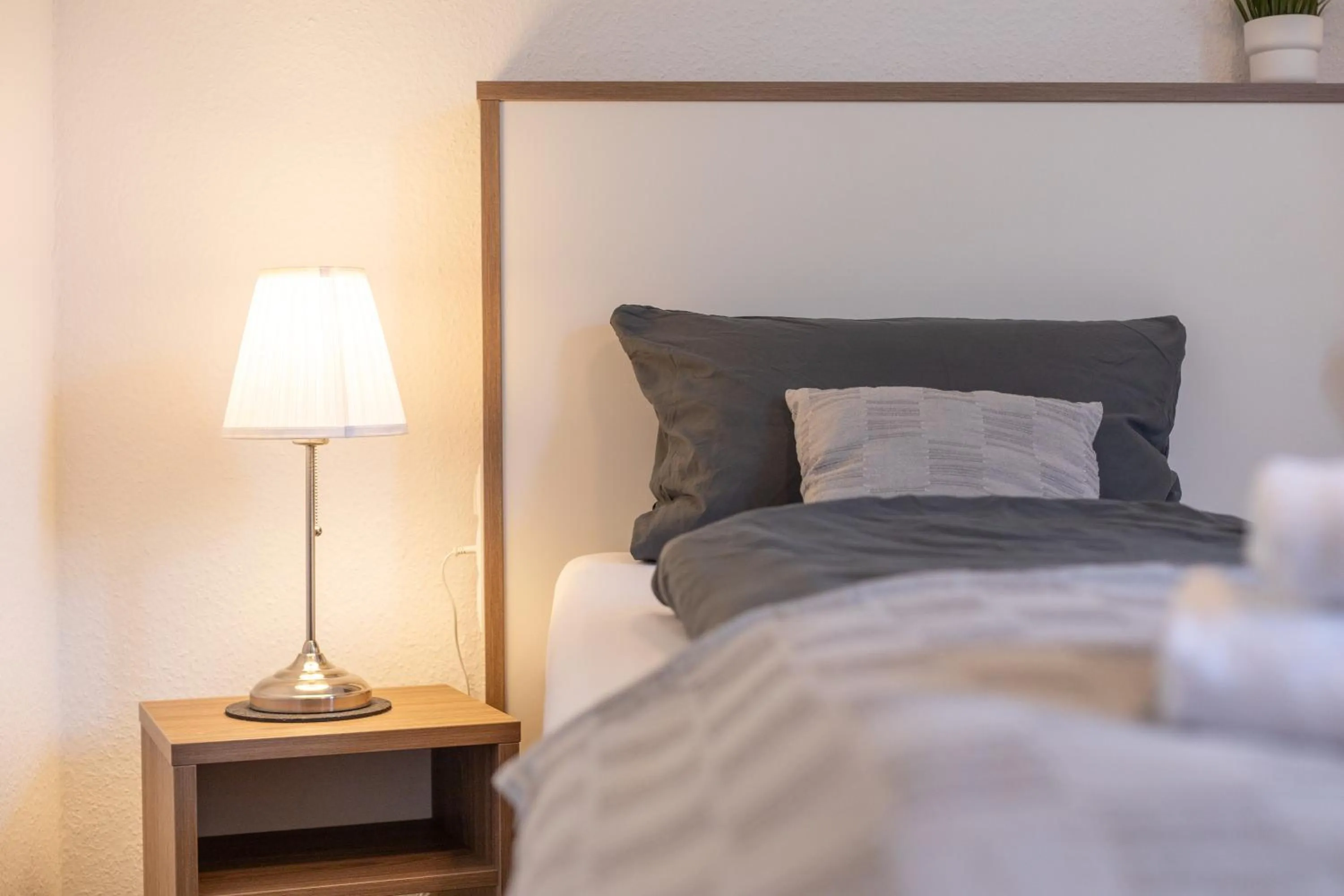 Bed in Gästehaus Wahnbek