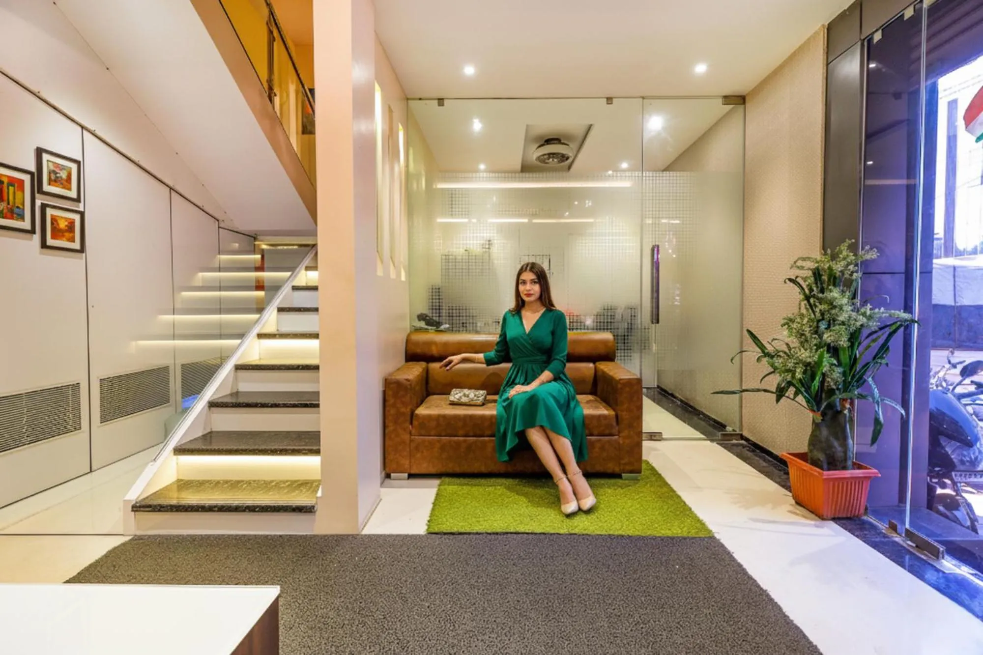 Seating area in FabHotel Grand Heritage - Nr BKC