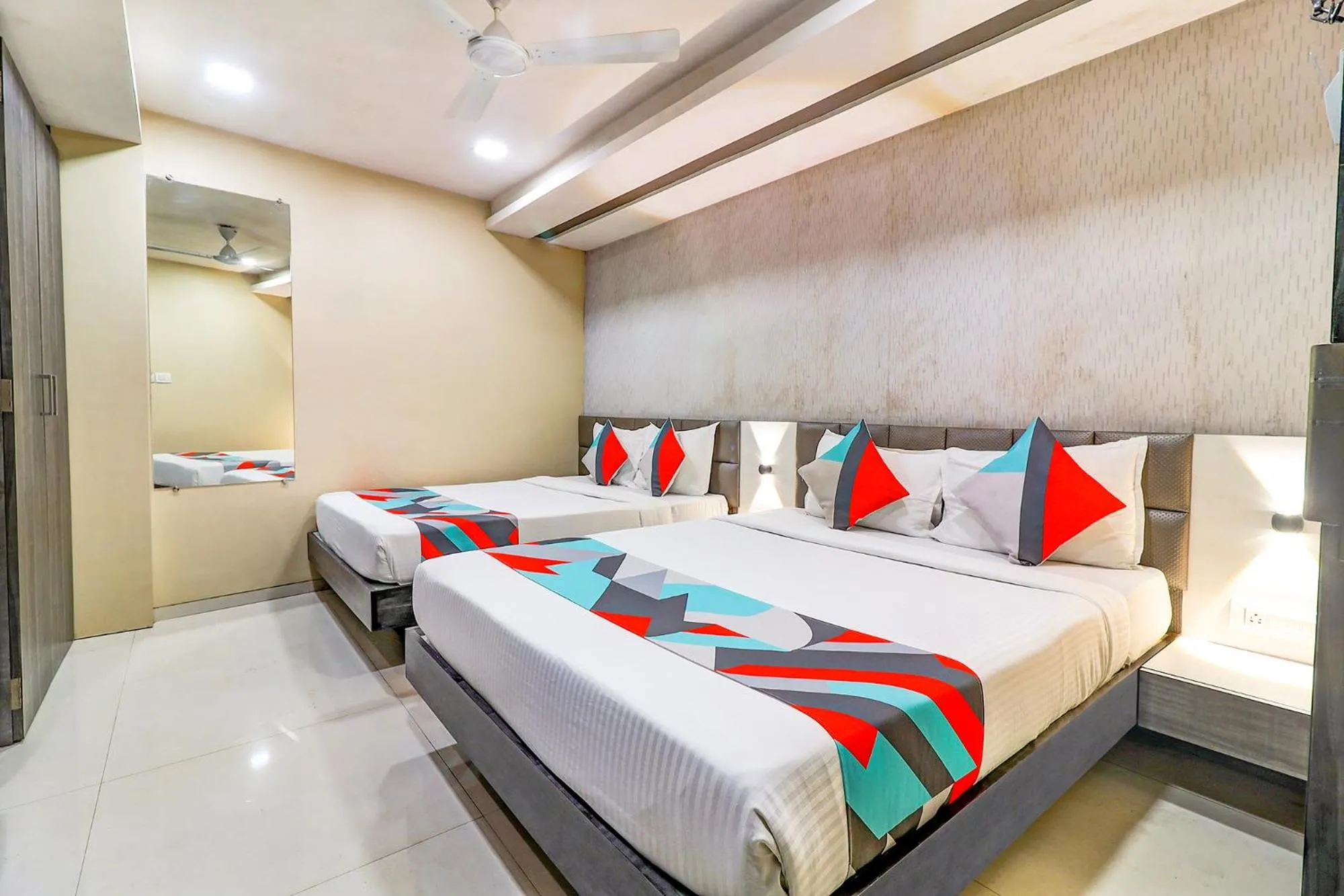 Bedroom, Bed in FabHotel Grand Heritage - Nr BKC