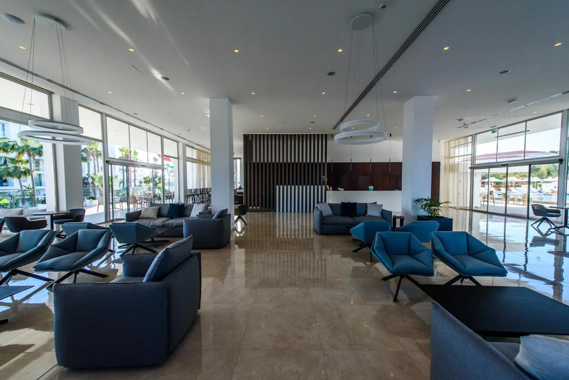 Lobby or reception in Eleana Hotel