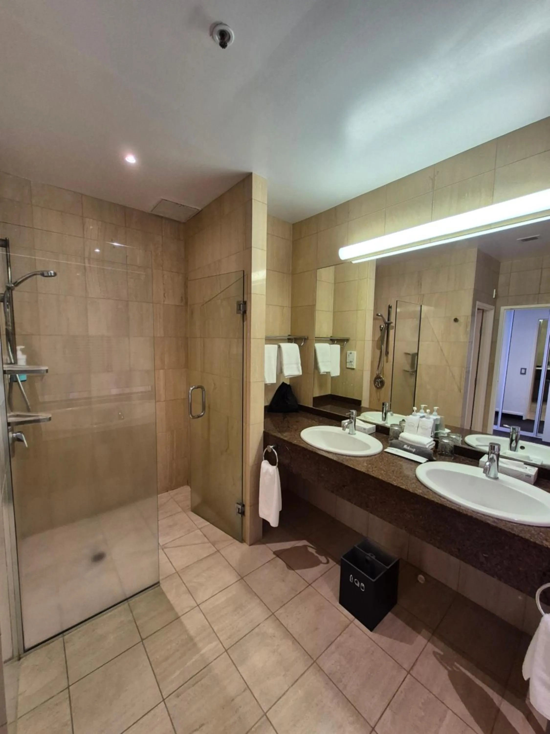 Shower in Novotel Rotorua Lakeside