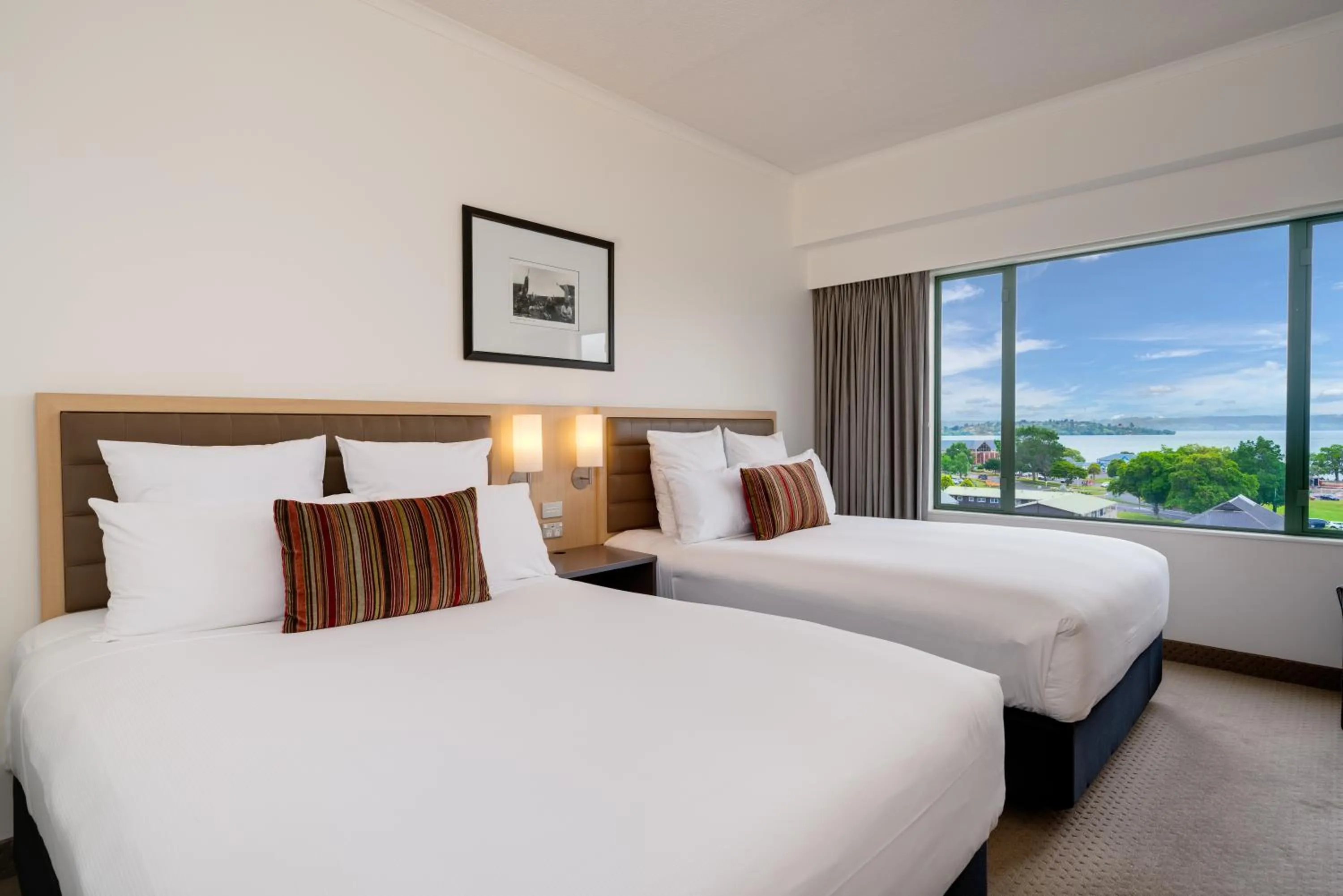 Photo of the whole room, Bed in Novotel Rotorua Lakeside