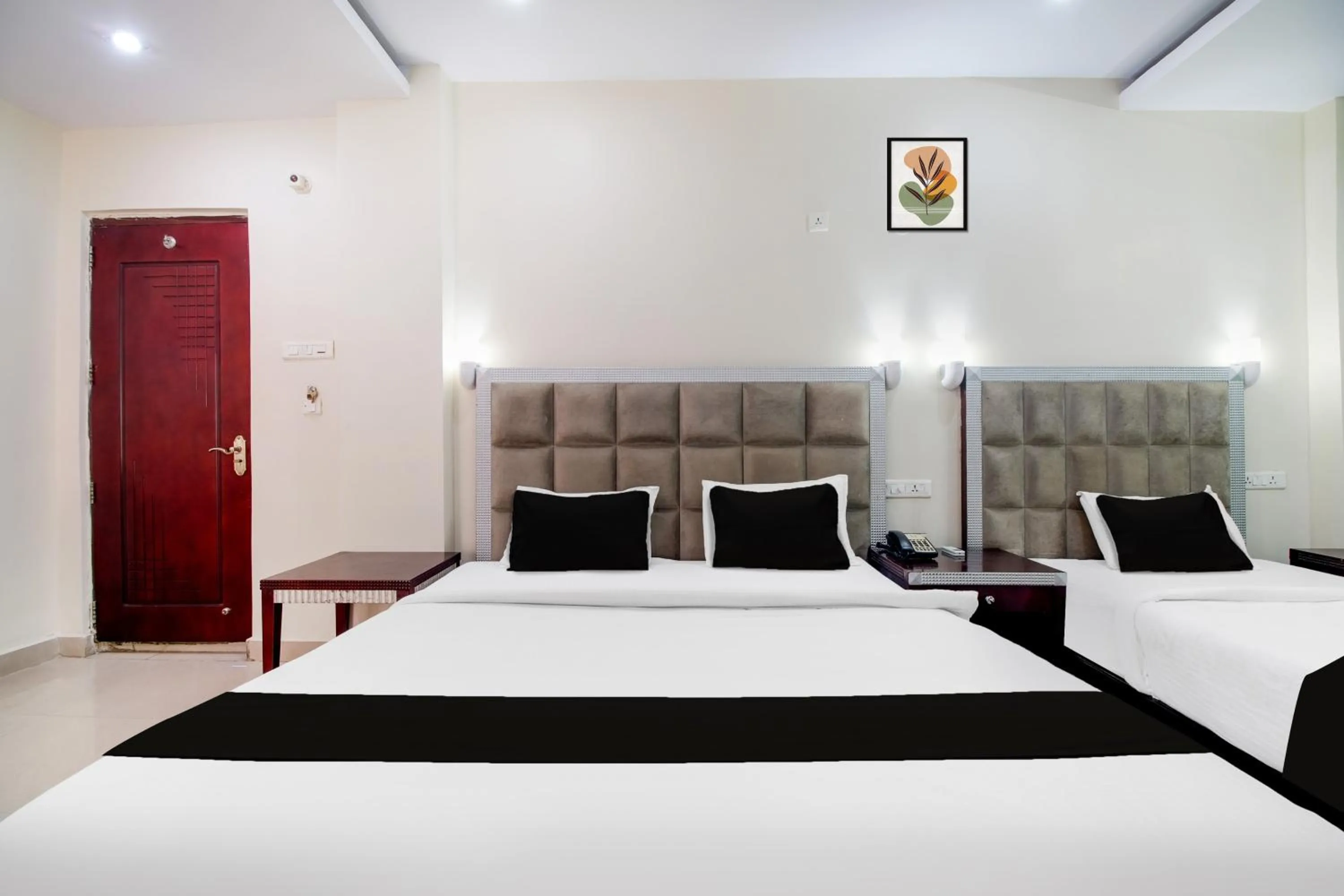 Bedroom, Bed in Super Townhouse Gajuwaka Near CMR Mall