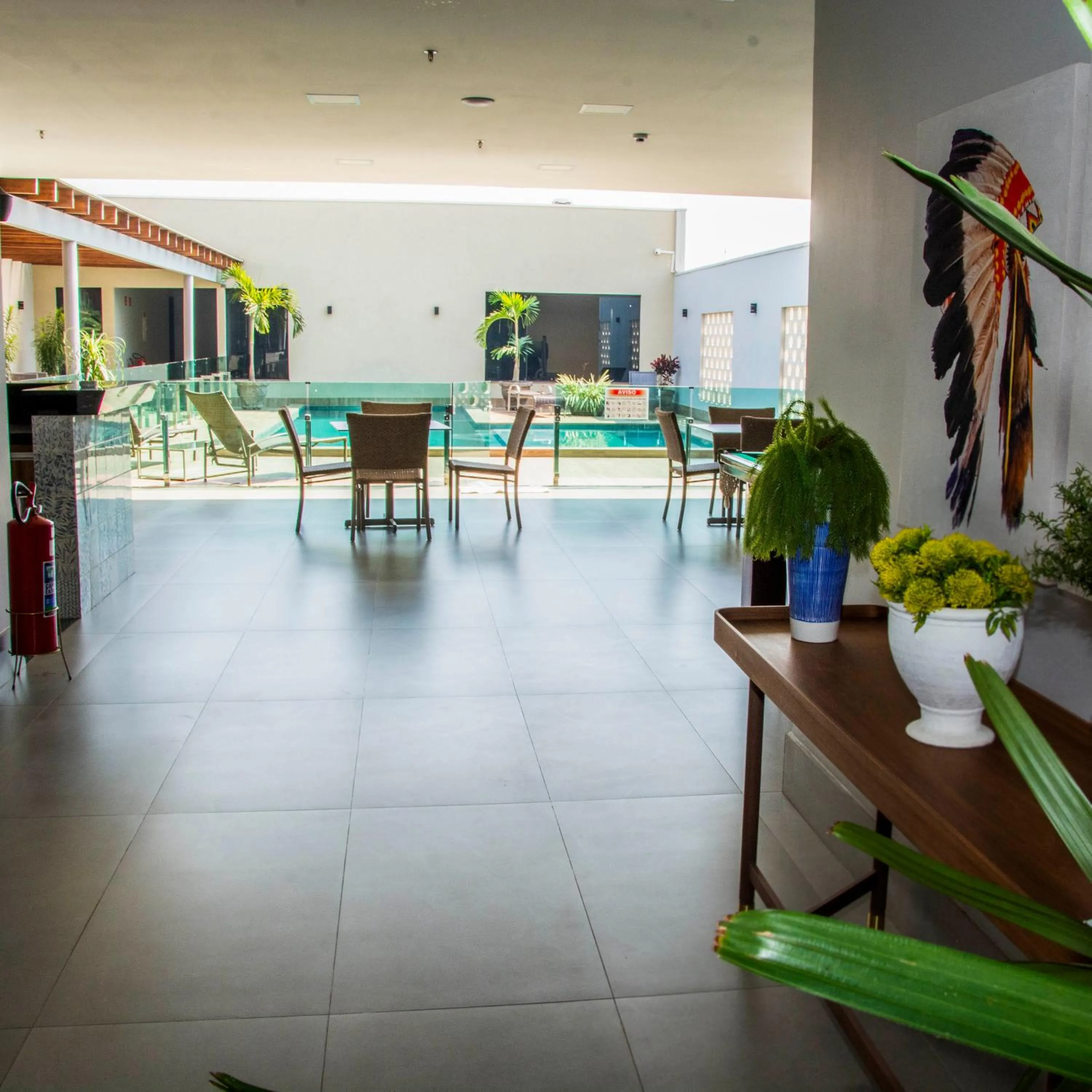 Swimming pool in Golden Plaza Hotel