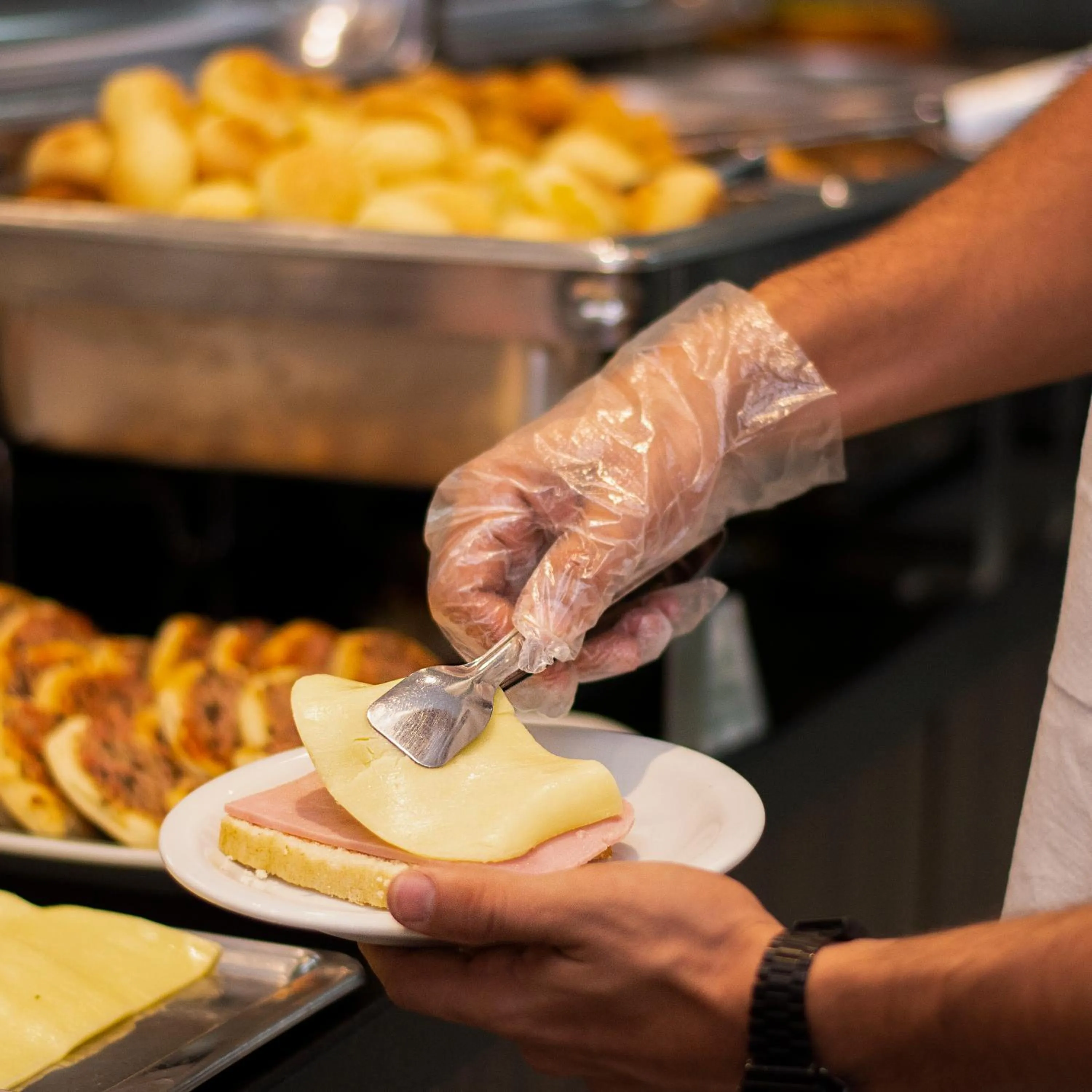 Breakfast in Golden Plaza Hotel